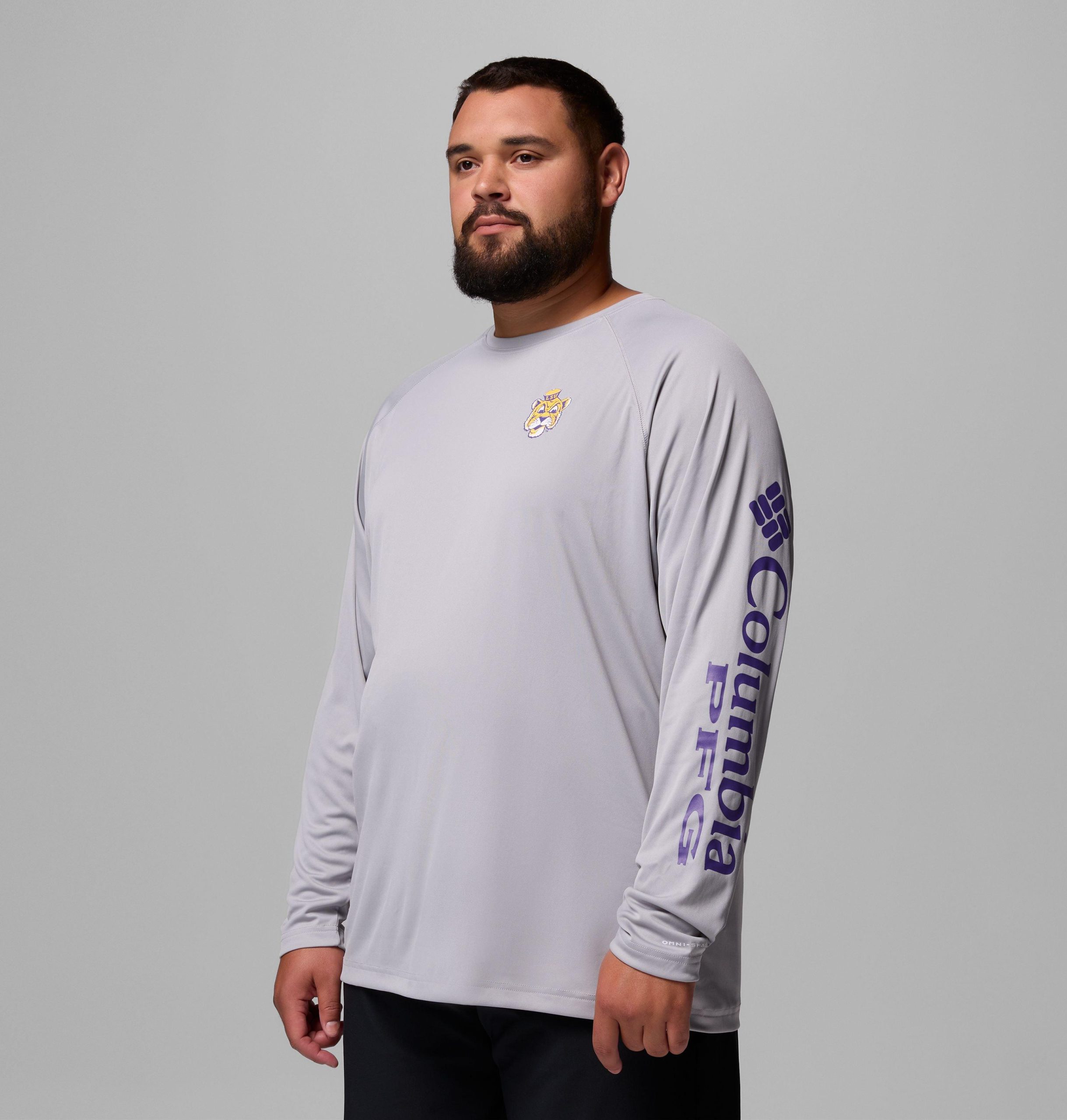 herren-langarmshirt pfg terminal tackle college – größe lsu