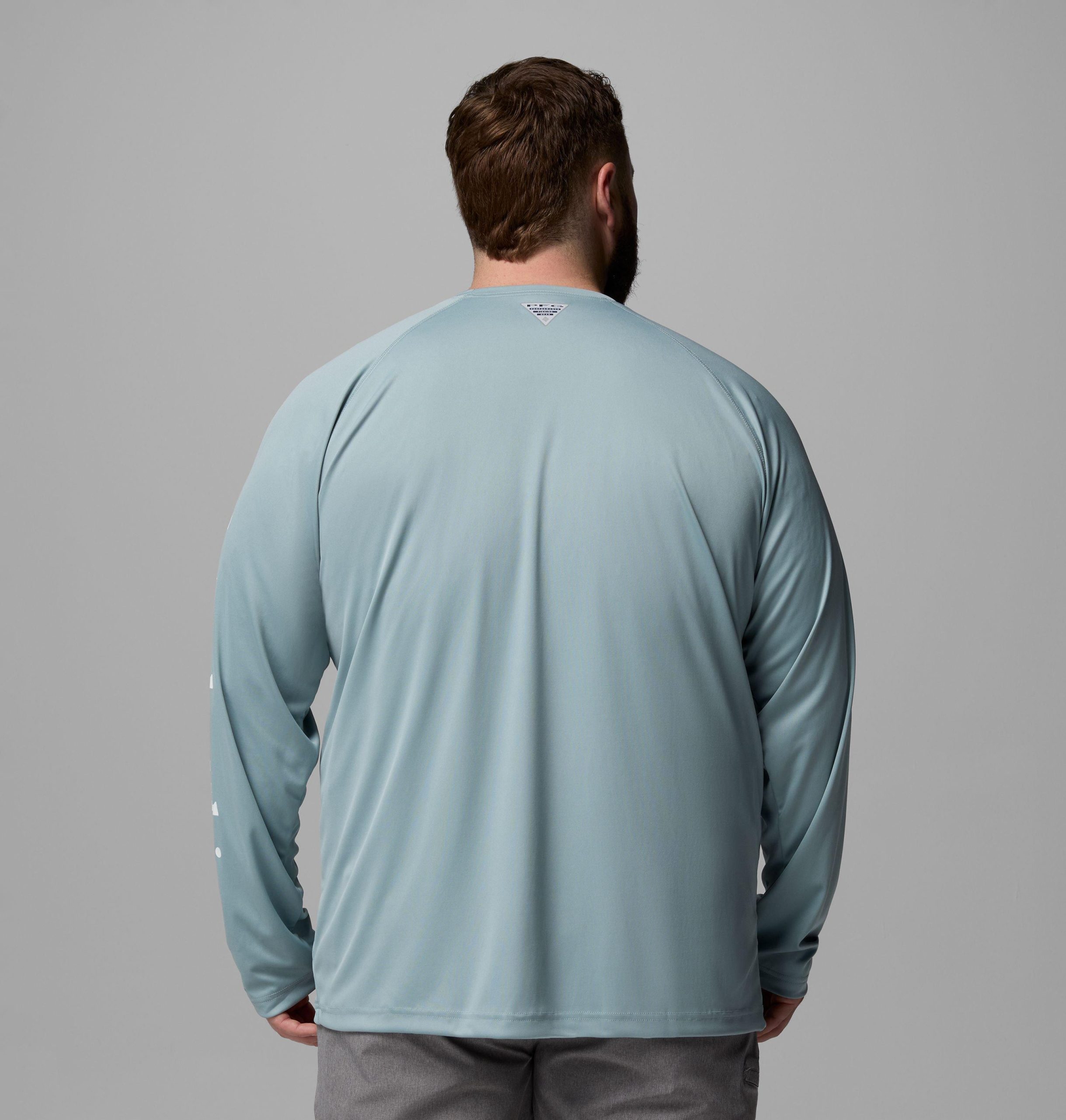 herren college pfg terminal tackle langarmshirt - größe b - georgia