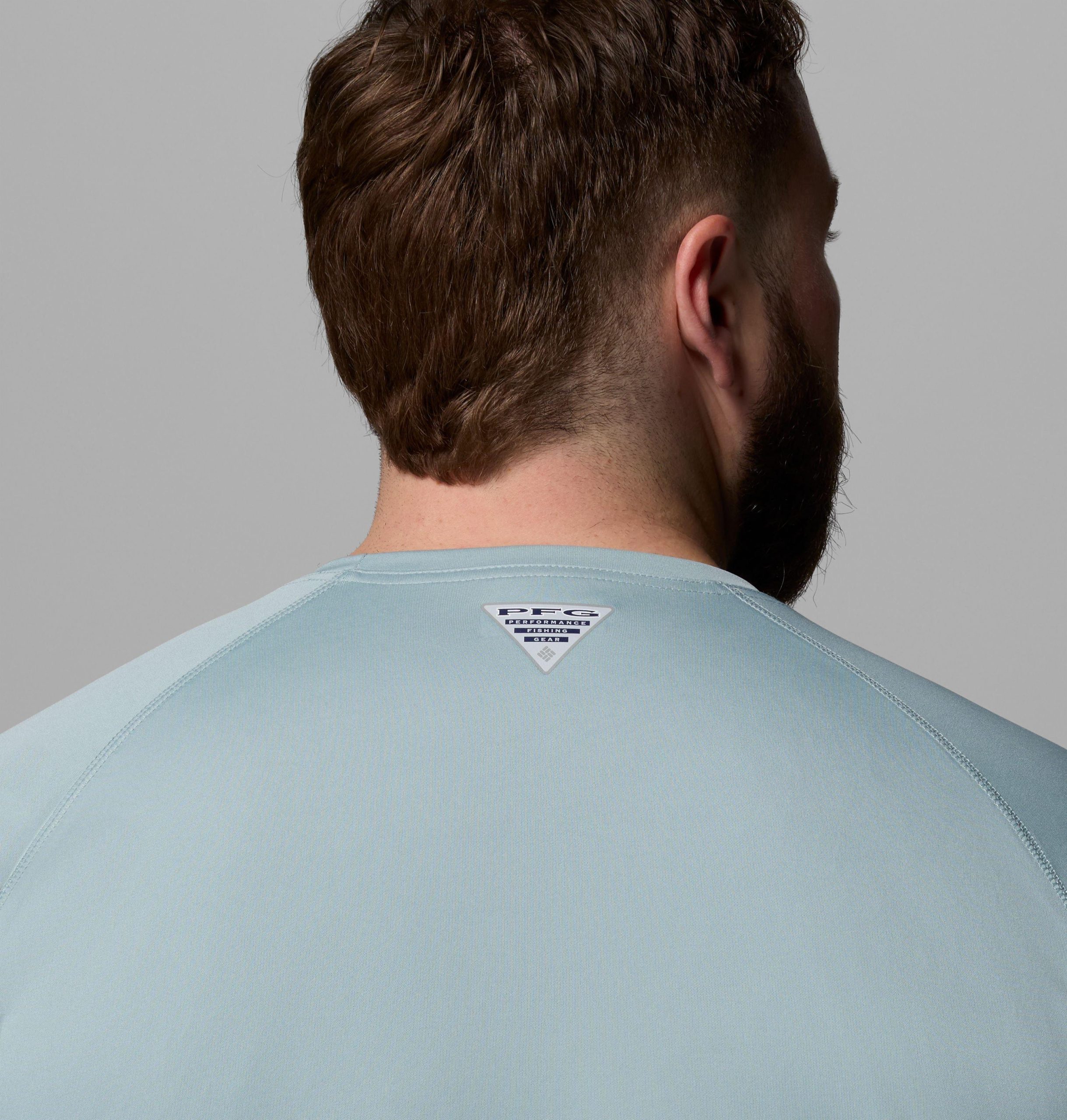 herren college pfg terminal tackle langarmshirt - größe b - georgia