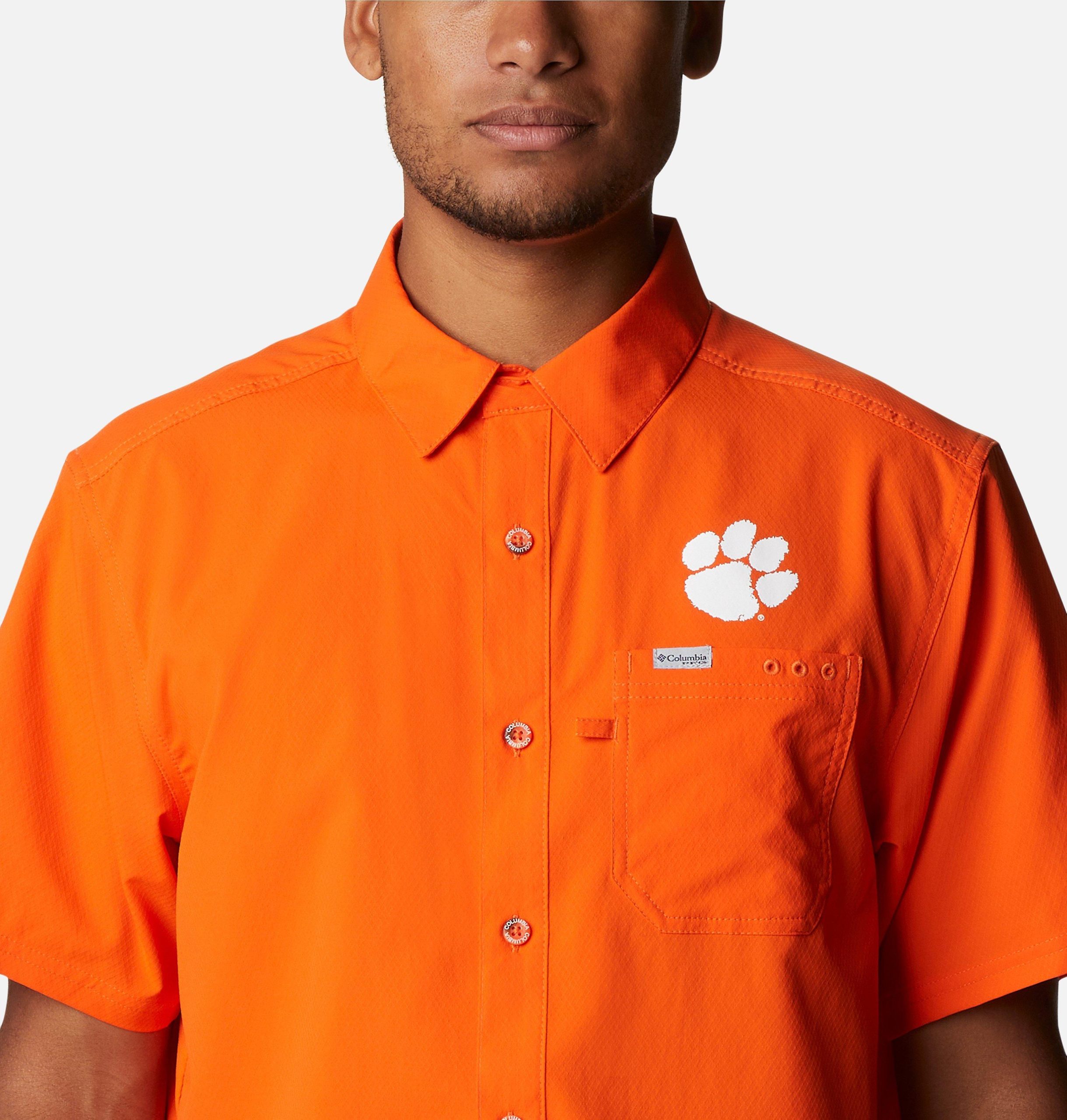 herren-college-pfg-slack-tide-camp-shirt - clemson
