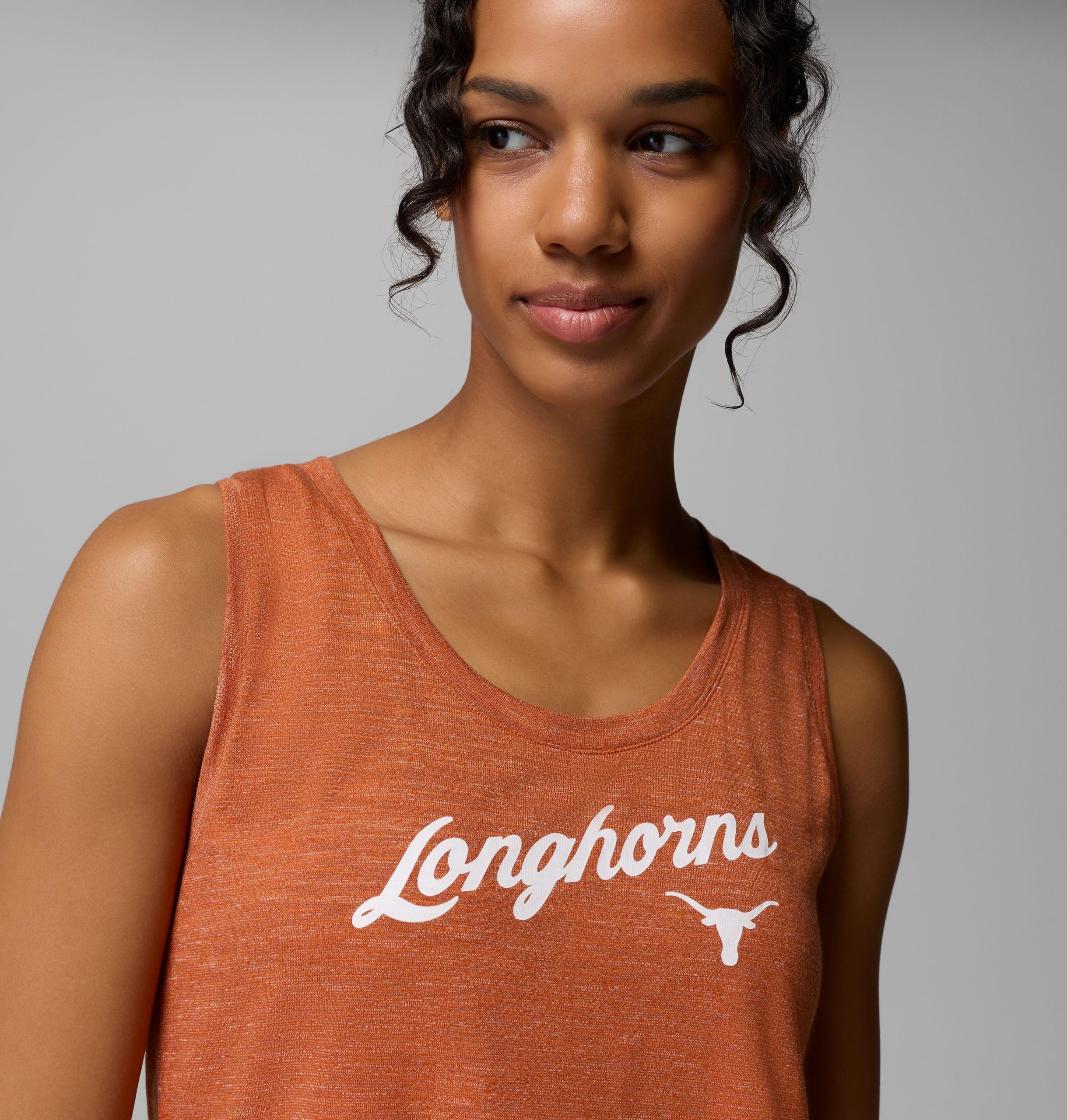 frauen-college-team cape tank - texas