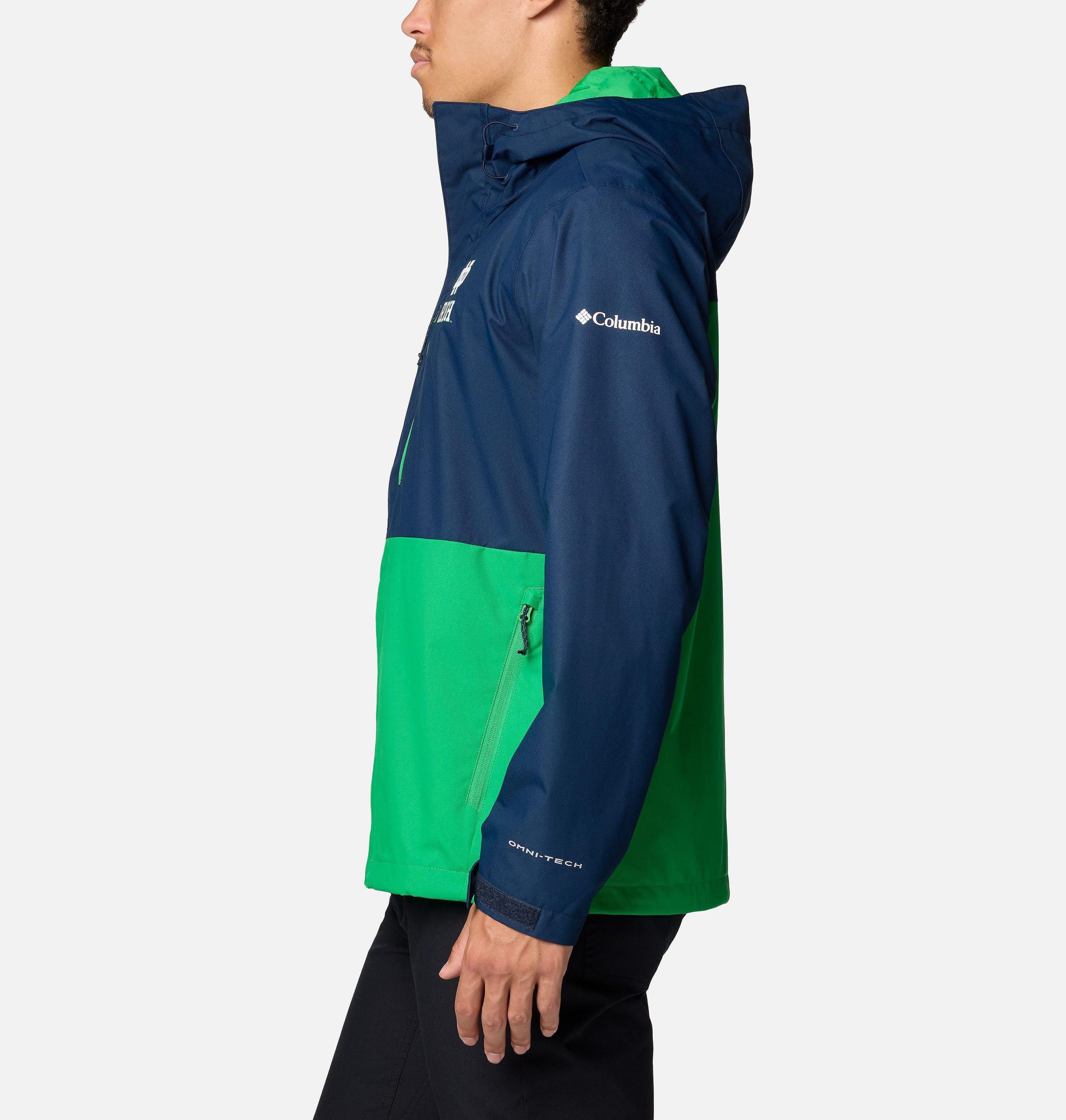 college-jacke für herren - notre dame