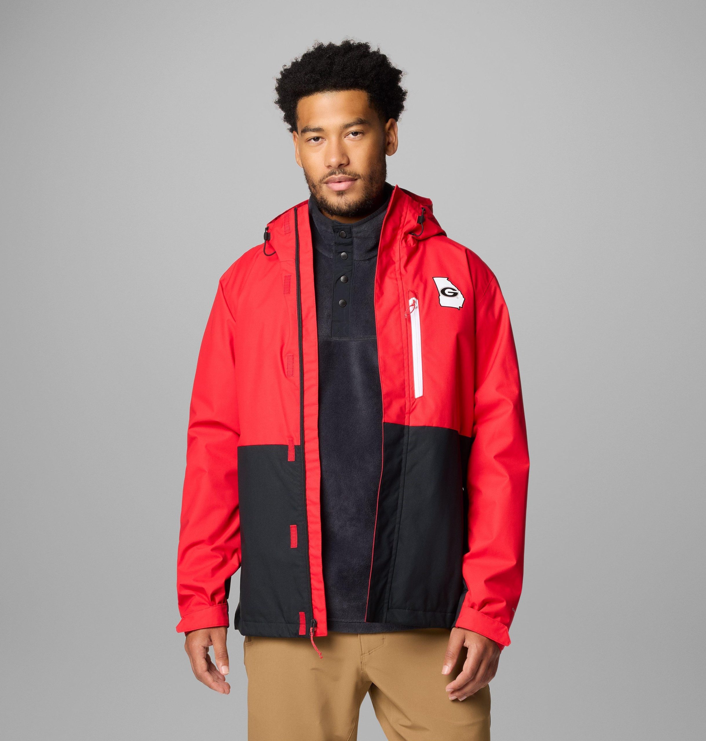 college-feldjacke für herren - georgia
