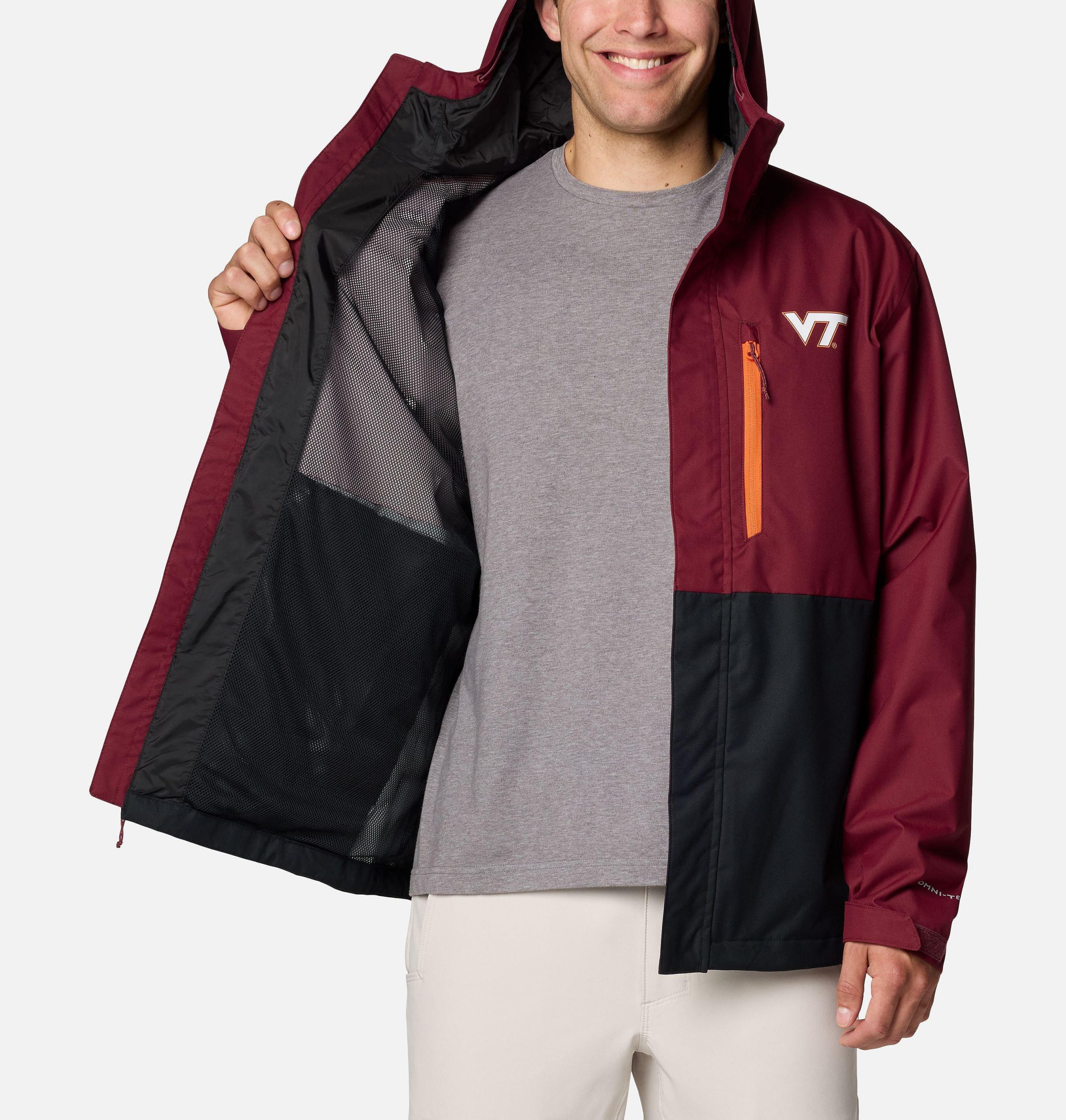 herren-college-feldjacke - virginia tech