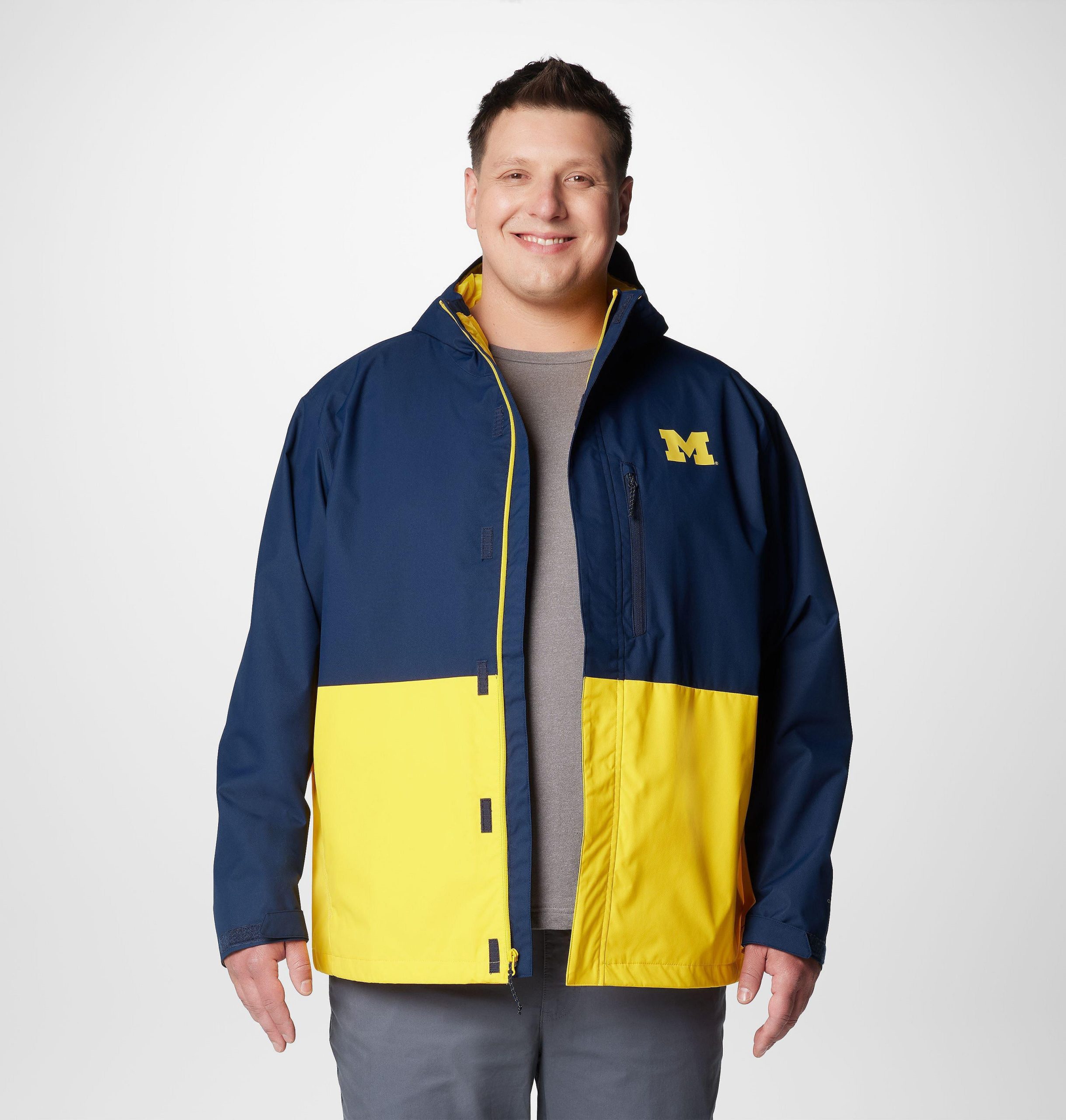 college-jacke für herren - michigan - größe l