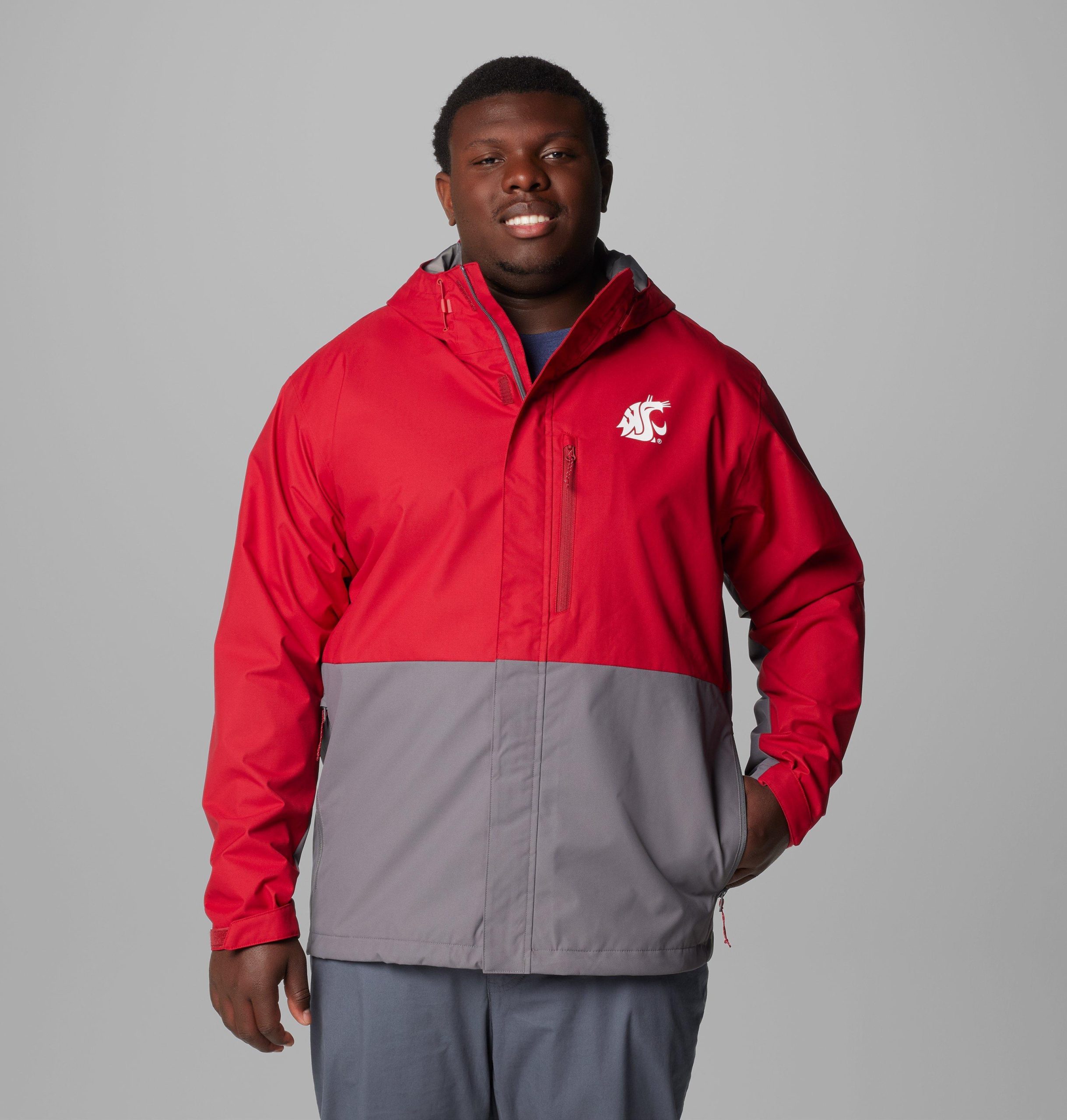 college-jacke für herren – washington state – größe l