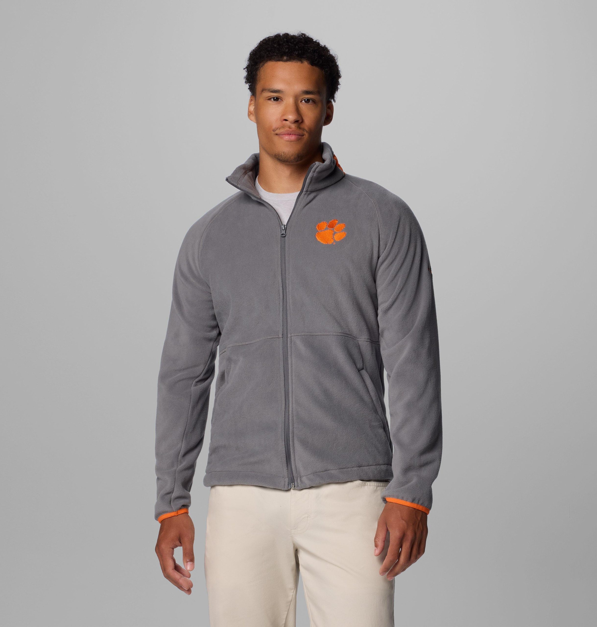 herren collegiate flanker iv fleecejacke - clemson