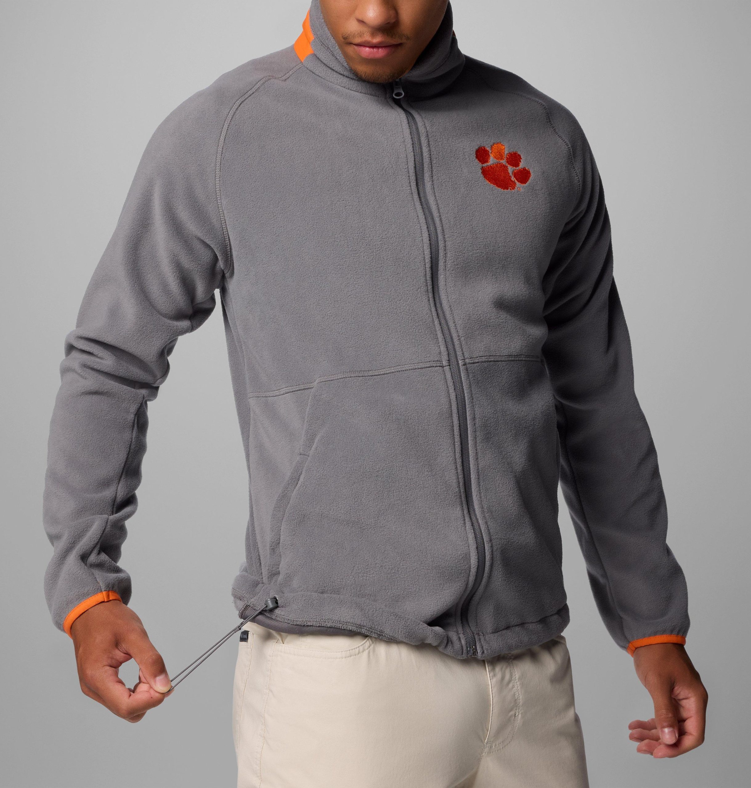 herren collegiate flanker iv fleecejacke - clemson