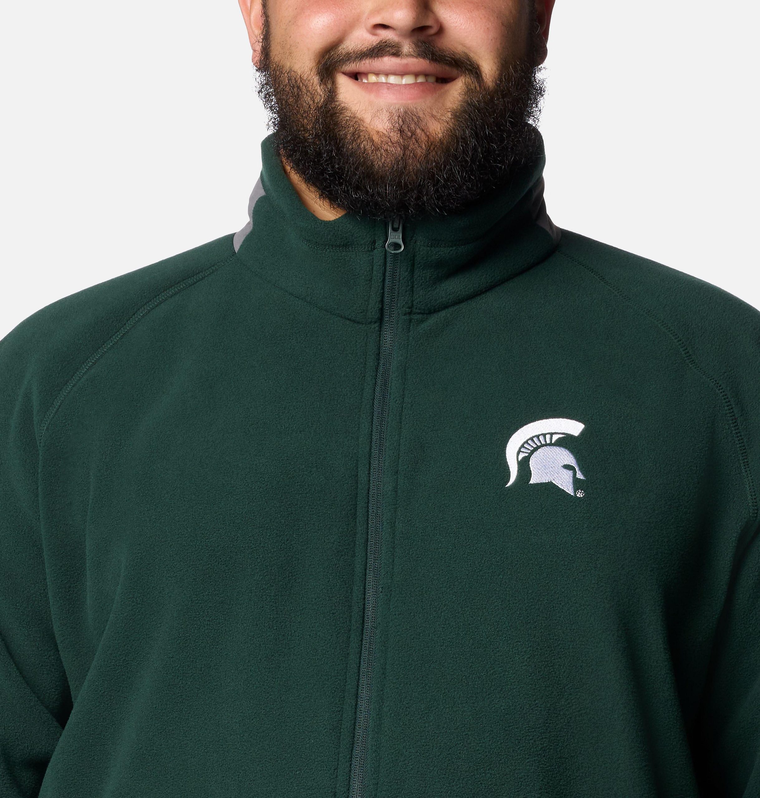 herren collegiate flanker iv fleecejacke – größe l – michigan state