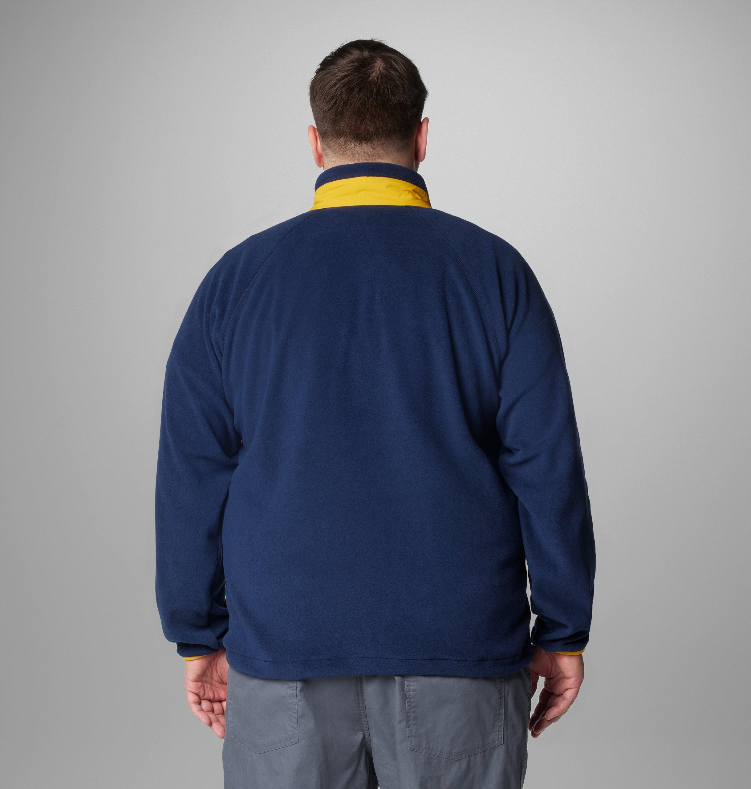 herren collegiate flanker iv fleecejacke – größe l – notre dame