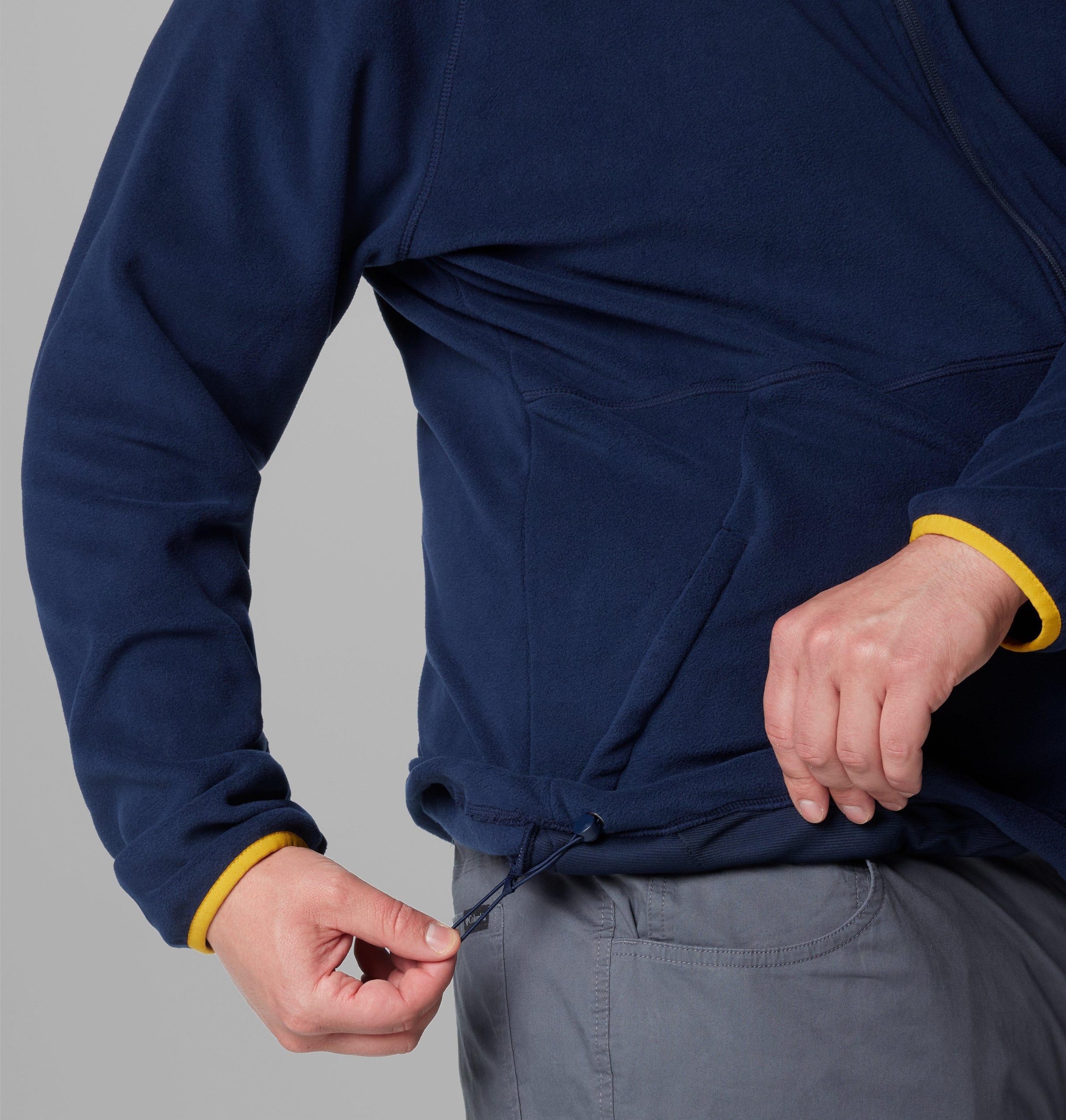 herren collegiate flanker iv fleecejacke – größe l – notre dame