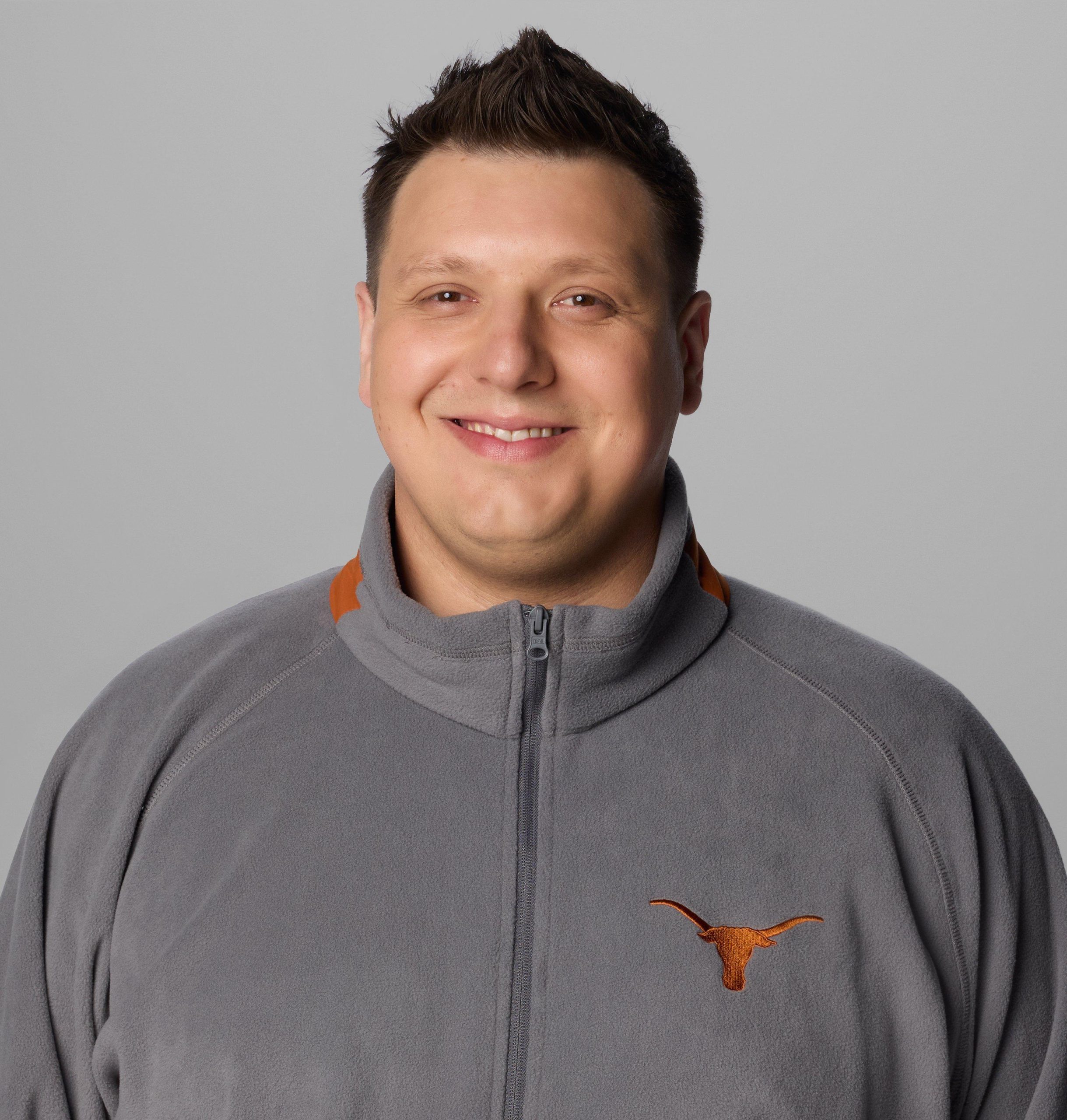 herren collegiate flanker iv fleecejacke – größe l – texas