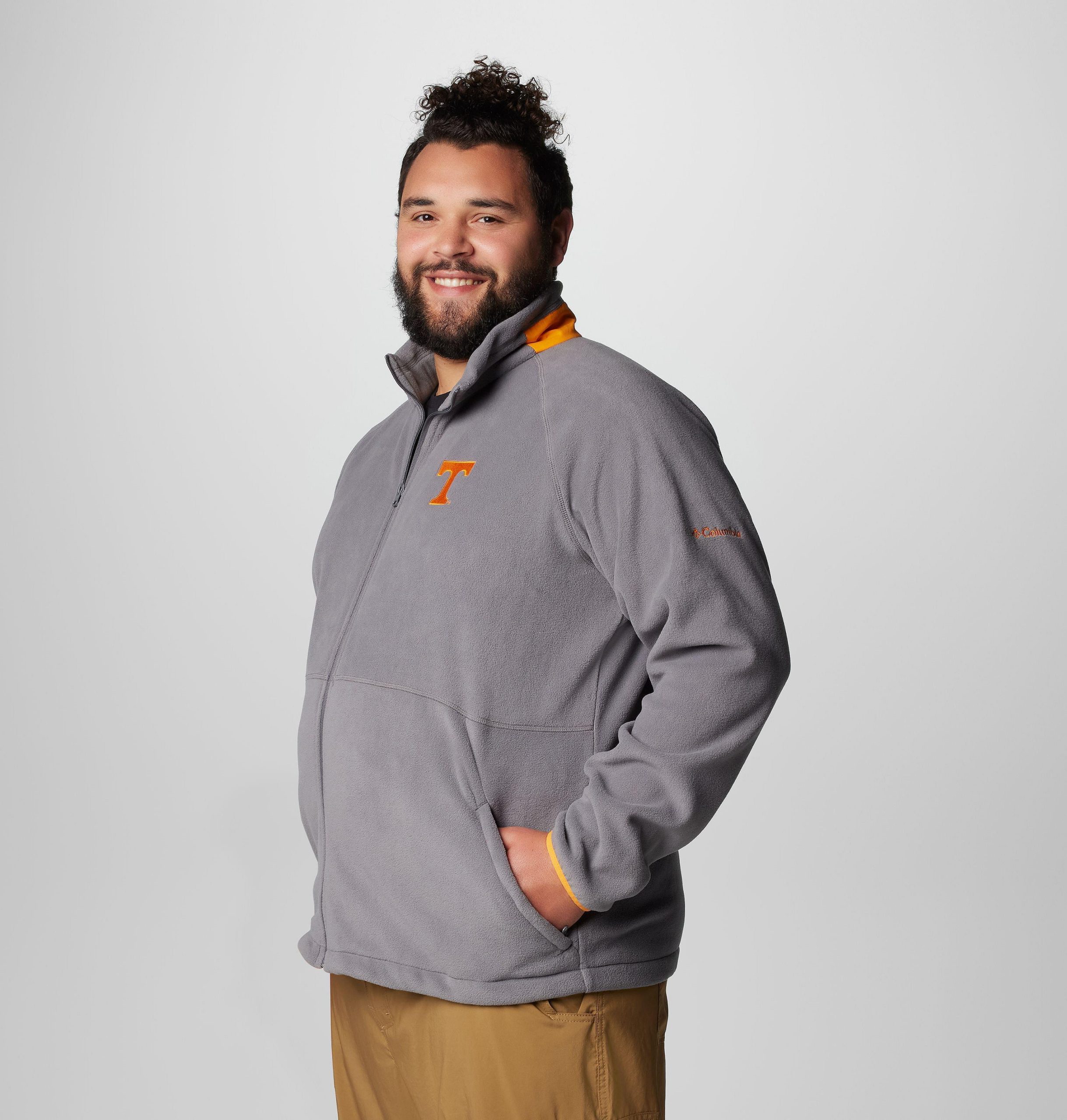 herren collegiate flanker iv fleecejacke – größe l – tennessee