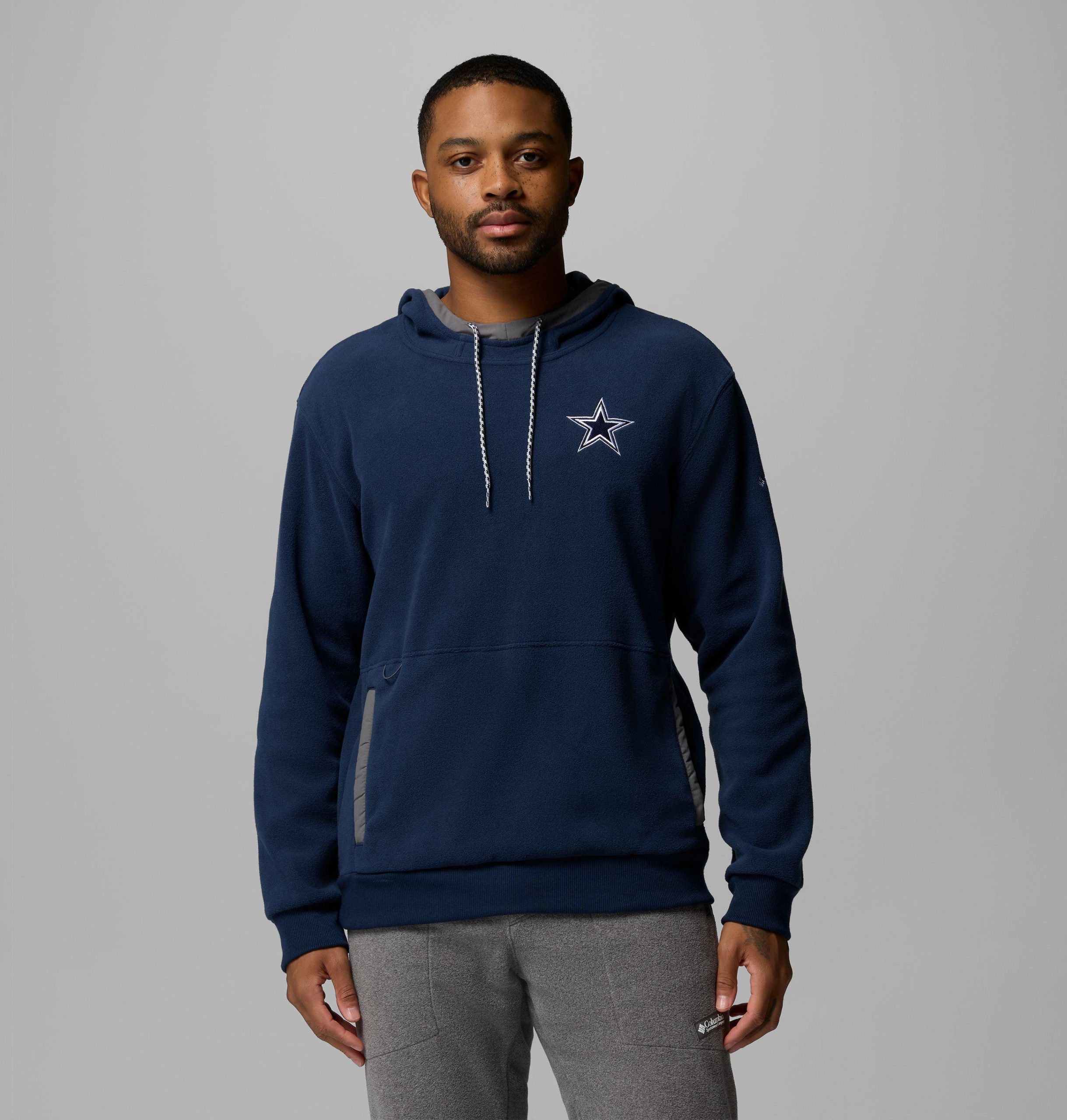flanker fleece-hoodie für herren – dallas cowboys
