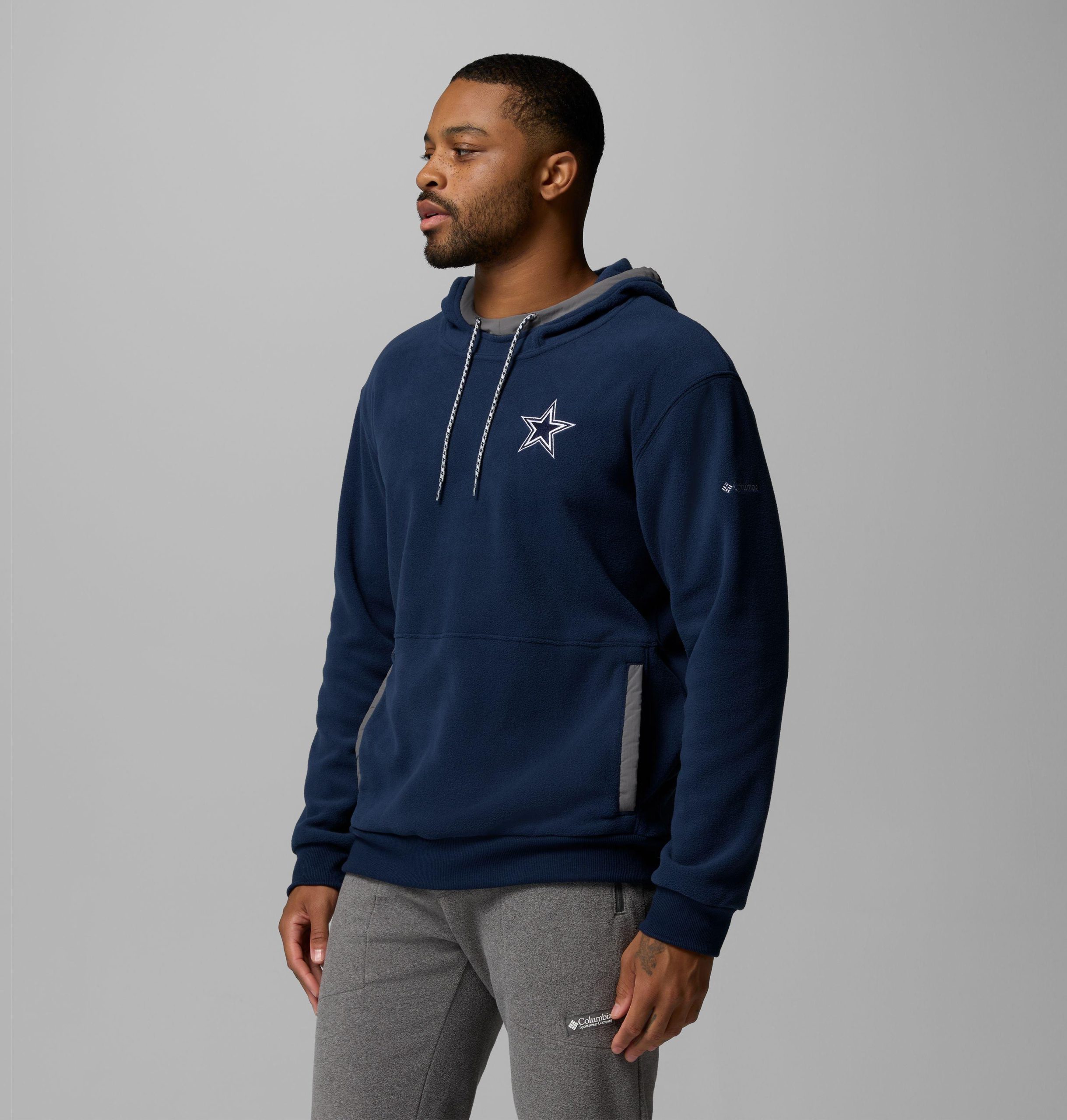 flanker fleece-hoodie für herren – dallas cowboys