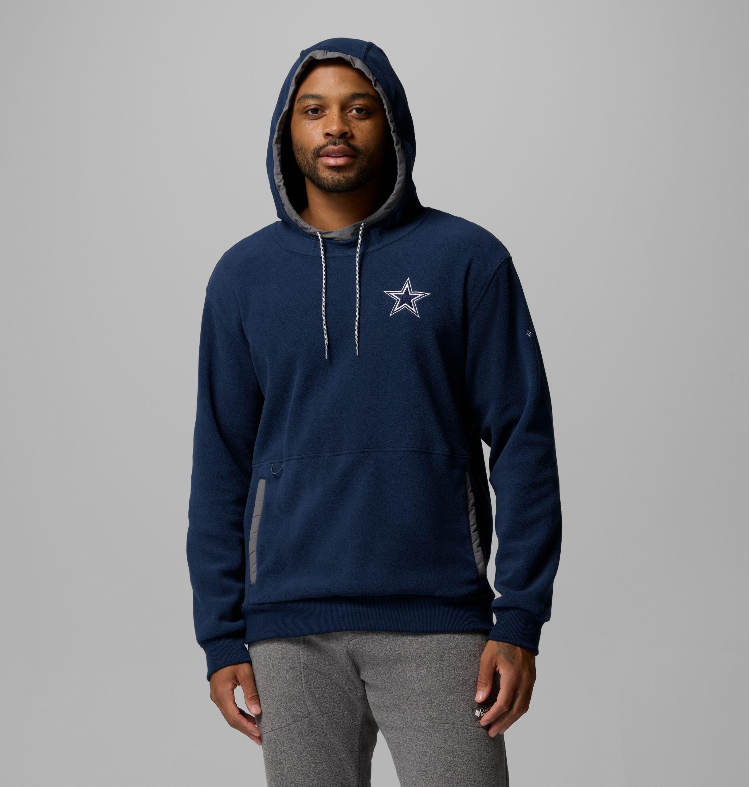 flanker fleece-hoodie für herren – dallas cowboys
