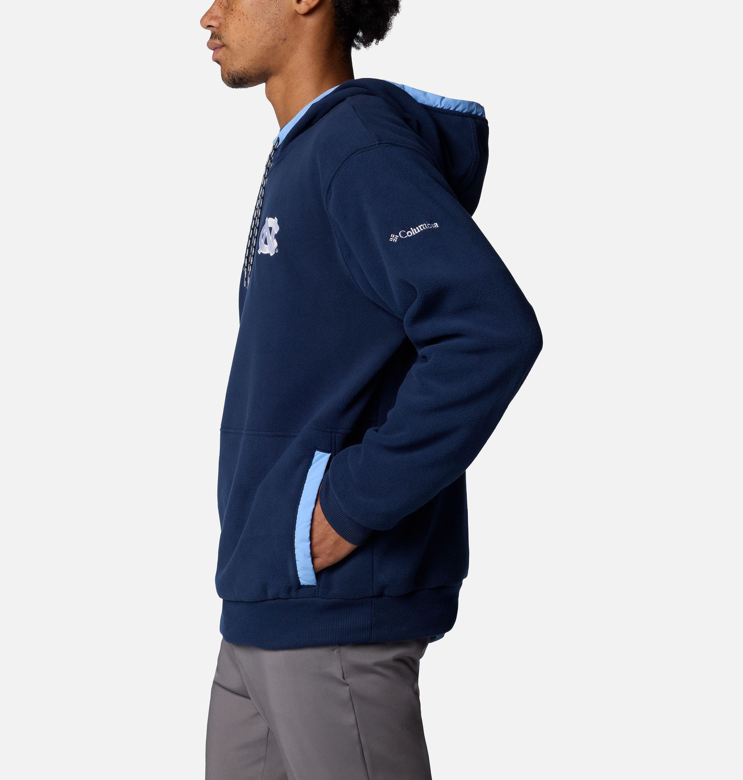 herren-college-fleece-hoodie flanker - north carolina