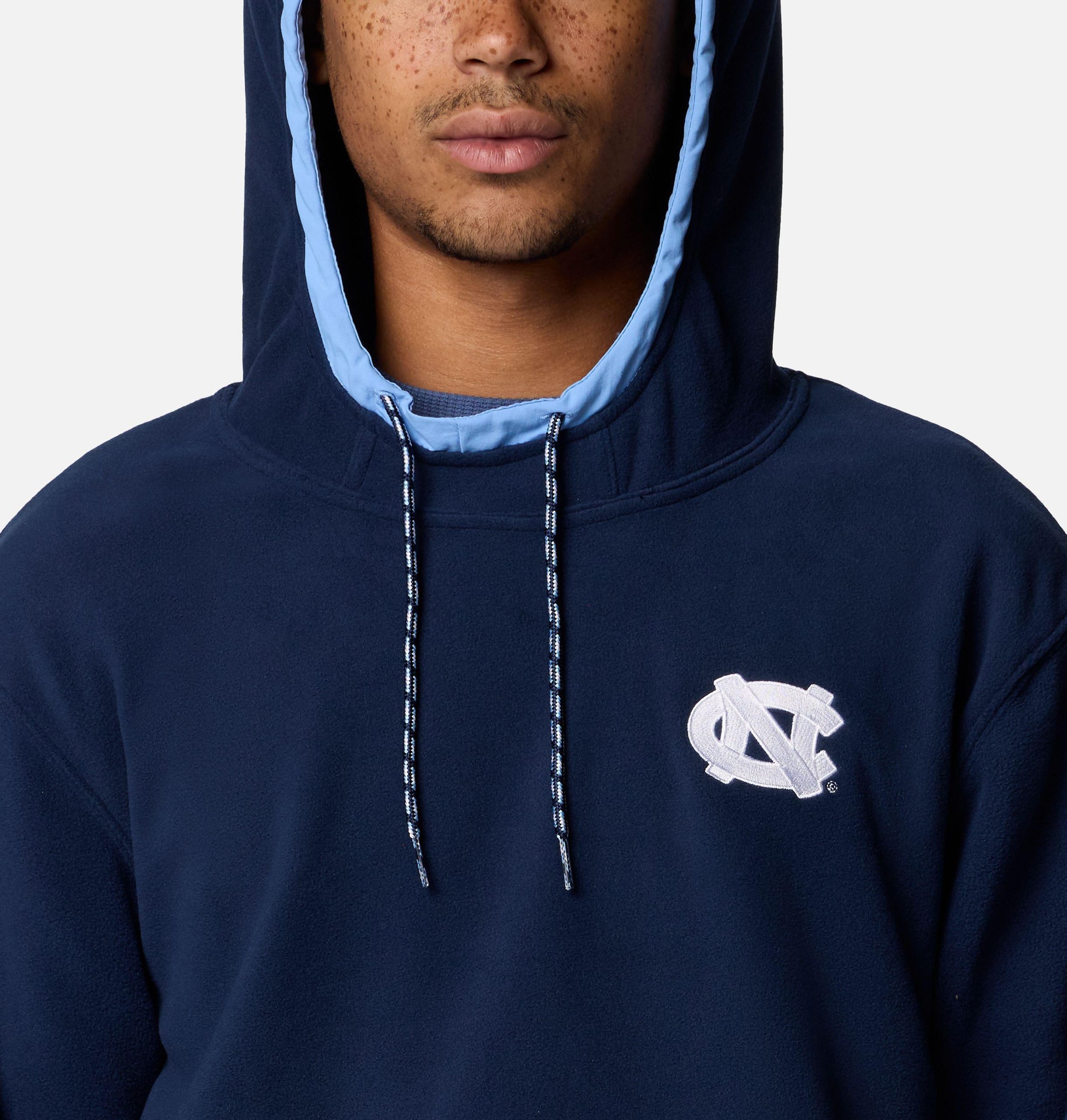 herren-college-fleece-hoodie flanker - north carolina