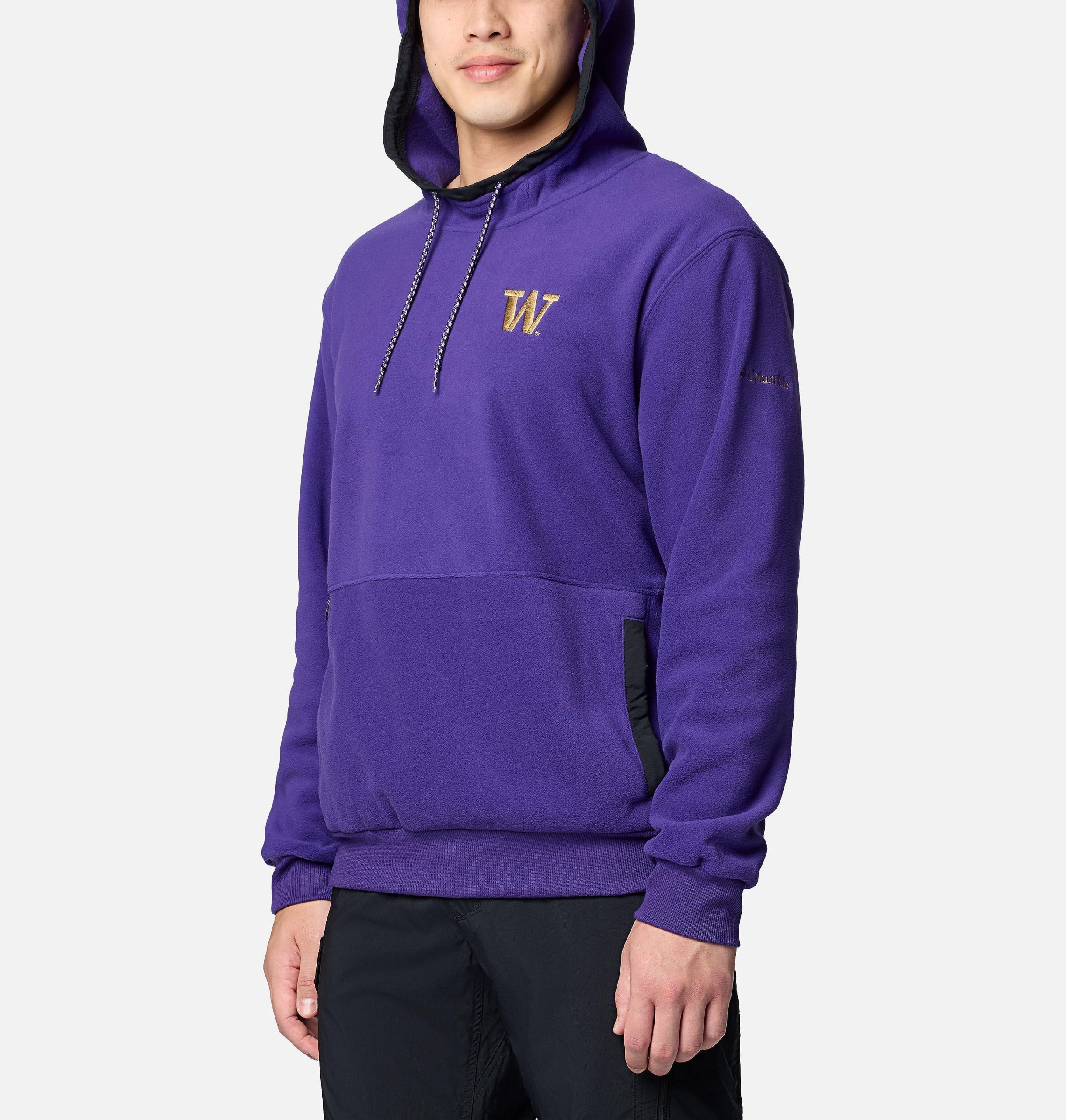 herren college flanker fleece hoodie - washington