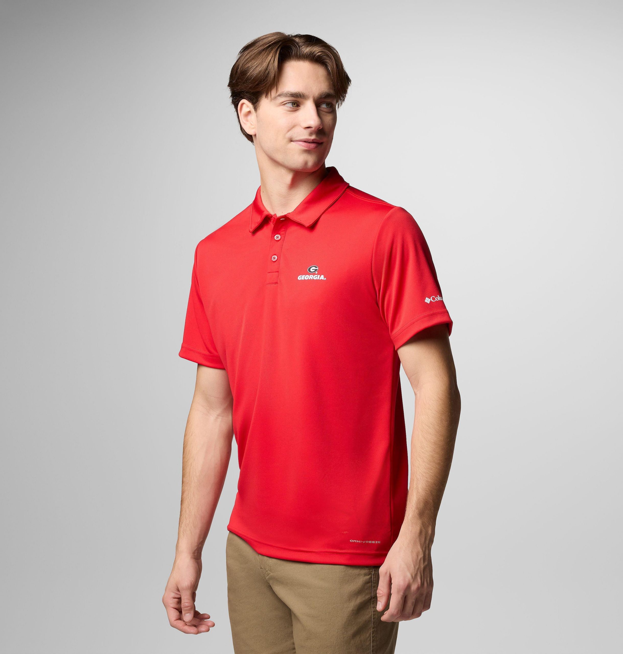 fair-catch-polo für herren im college-bereich – georgia