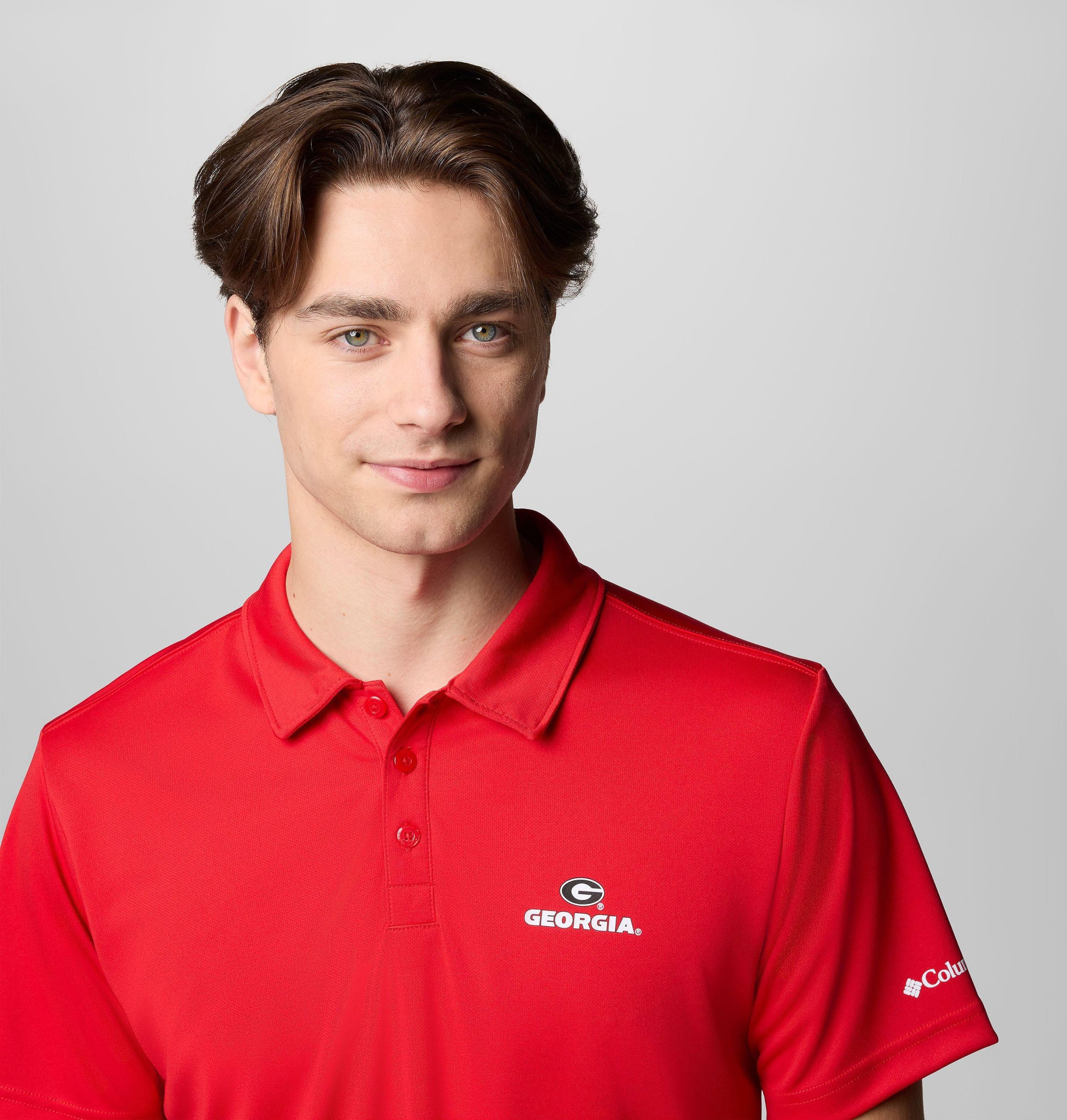 fair-catch-polo für herren im college-bereich – georgia