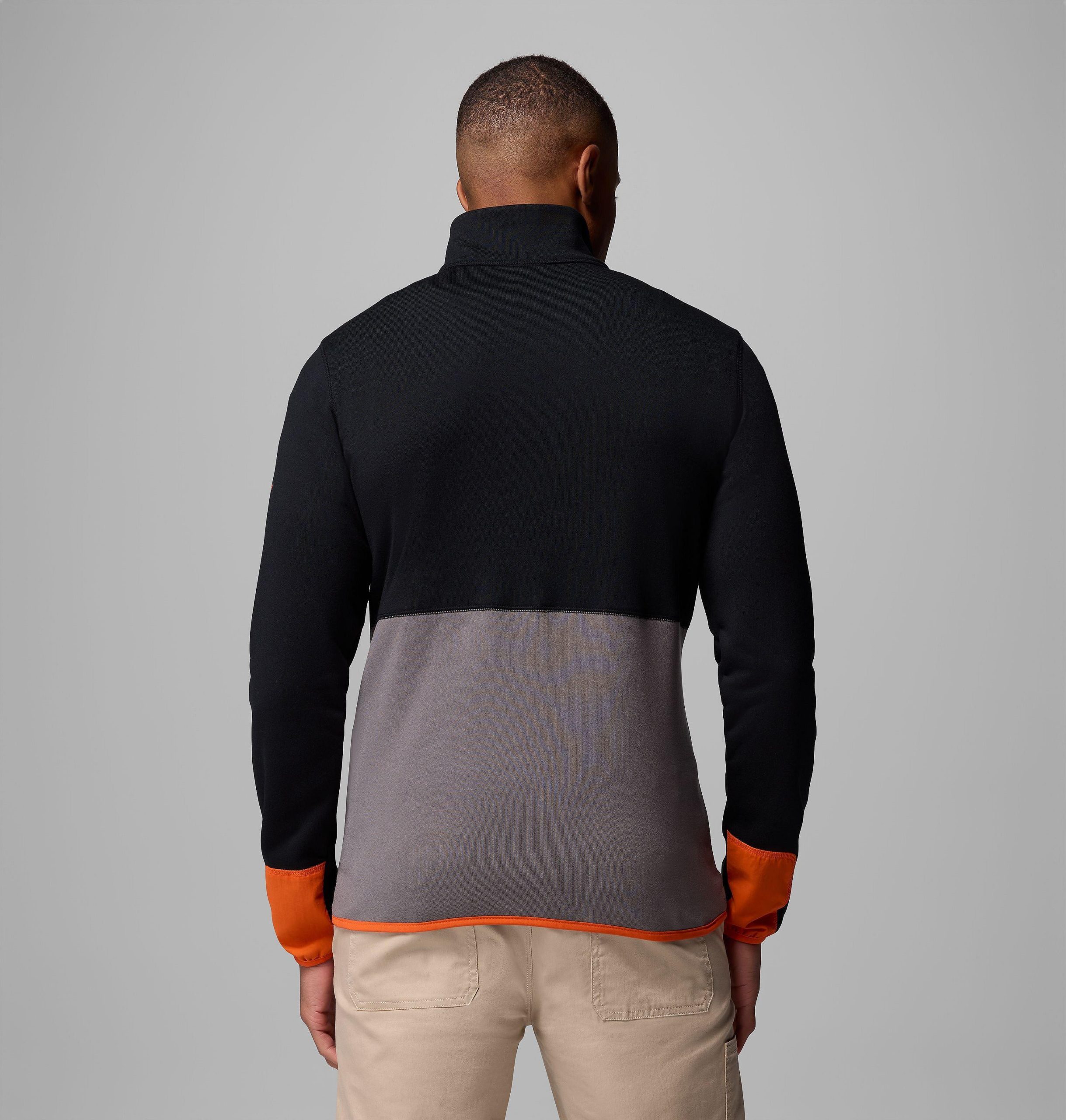 columbia wanderjacke für herren college-stil mit halbem reißverschluss - oregon state