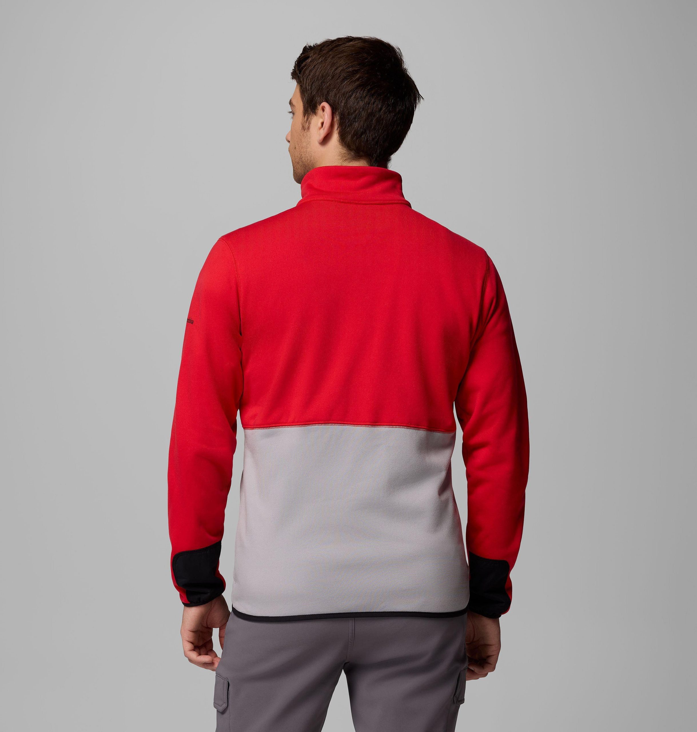 columbia wanderjacke für herren college-stil mit halbem reißverschluss - georgia