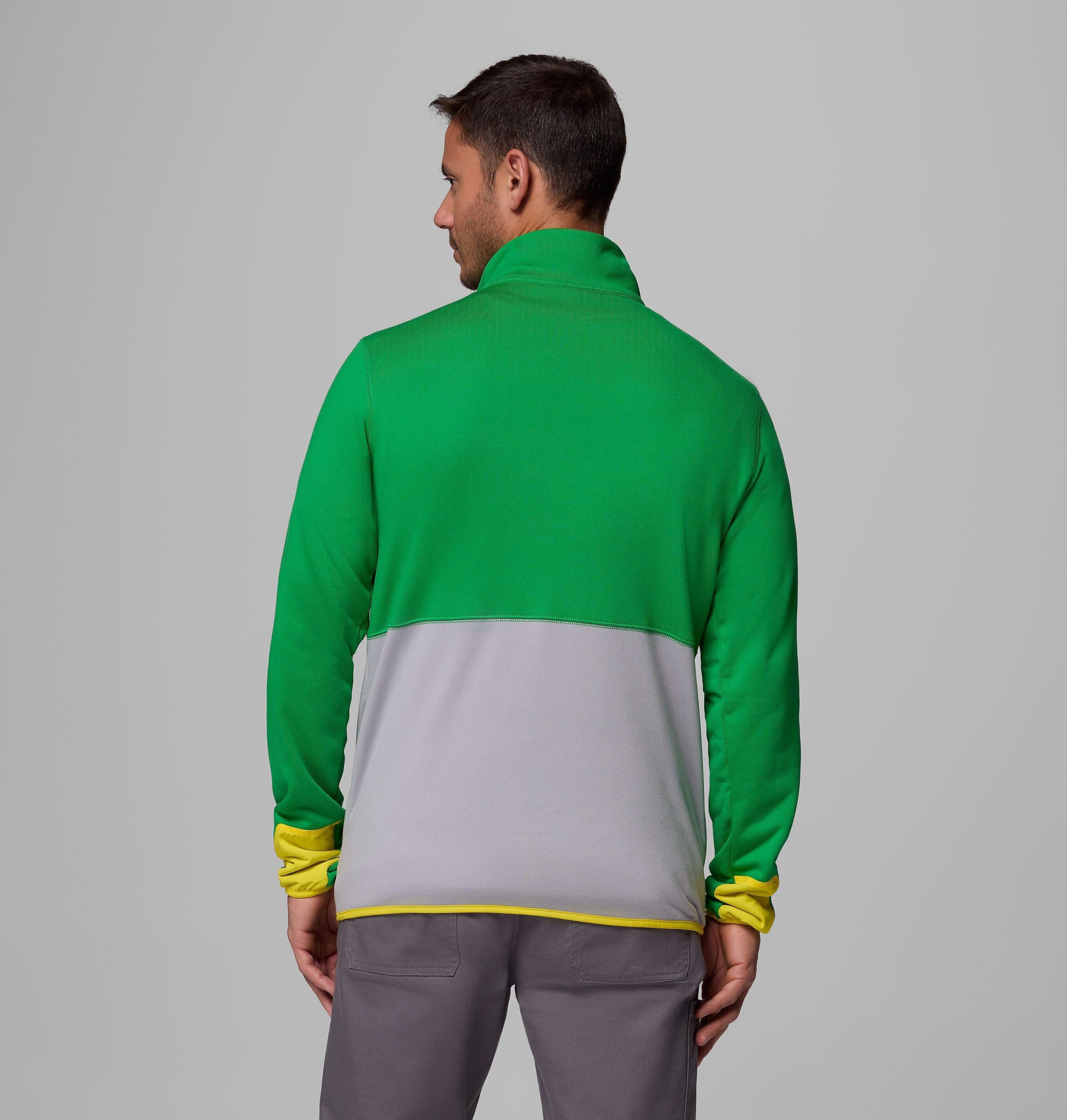 columbia wanderjacke für herren college-stil halber reißverschluss