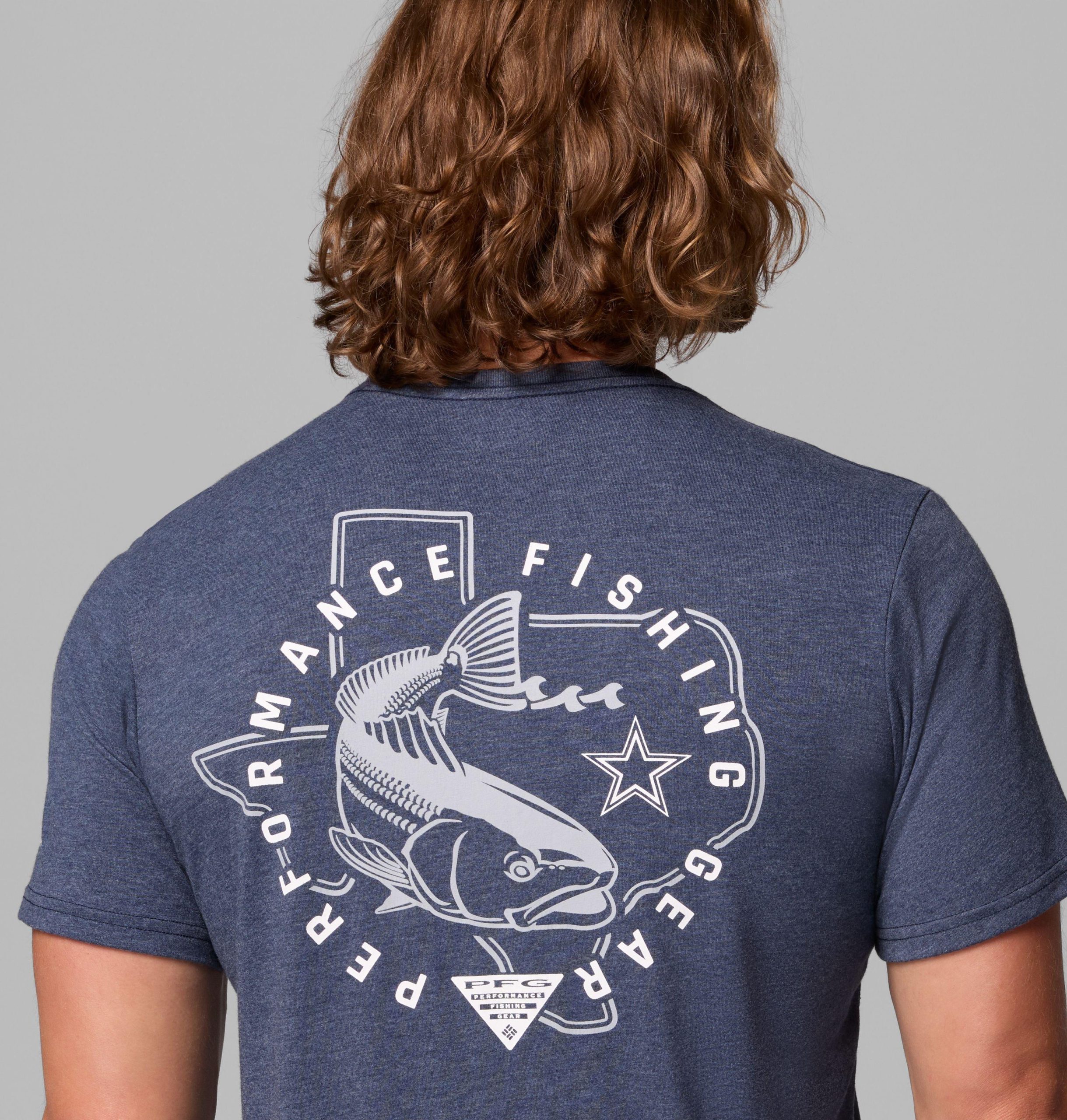 pfg kurzarm-herren-college-shirt der dallas cowboys