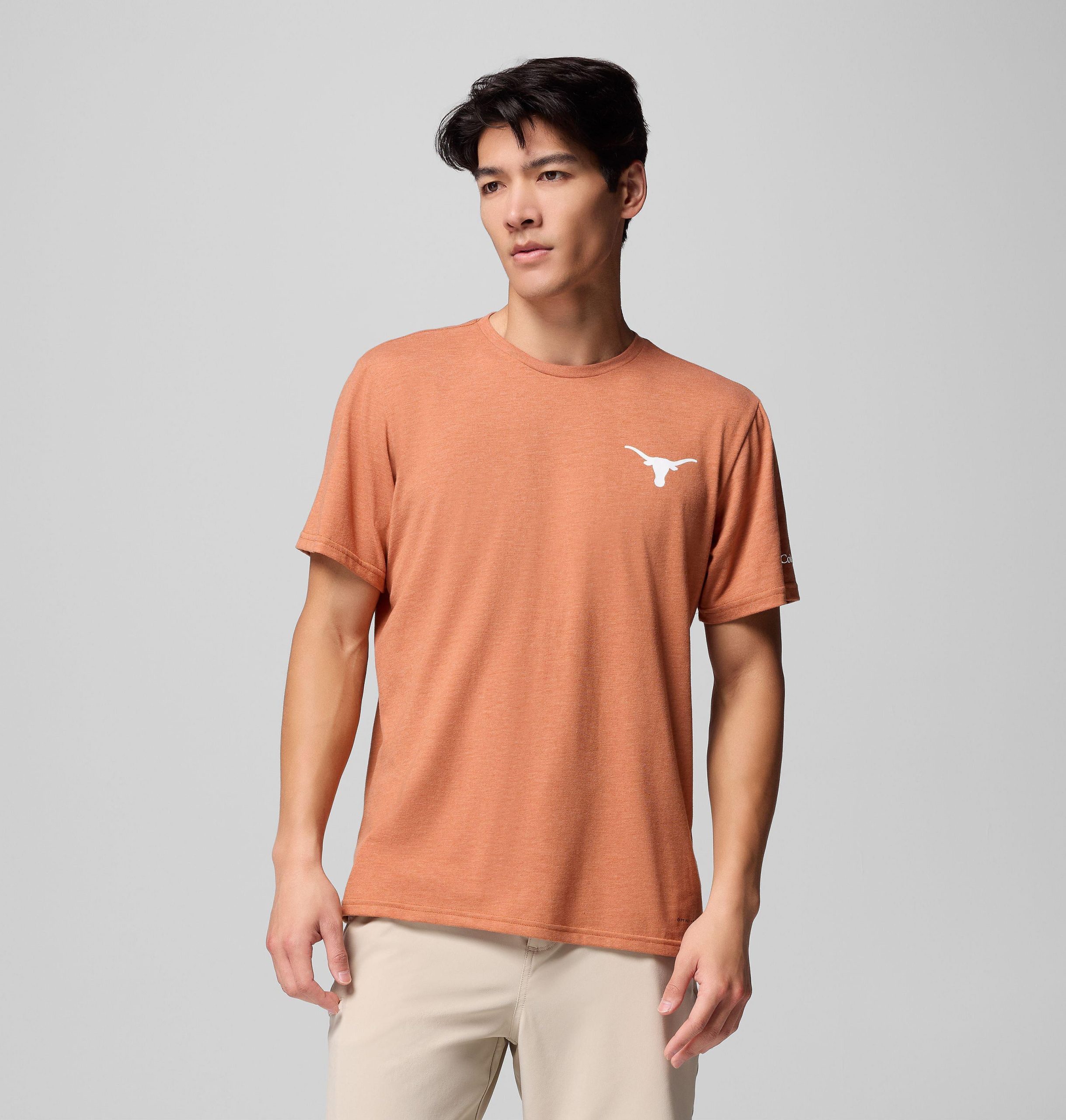pfg kurzarmhemd für herren college-stil – texas