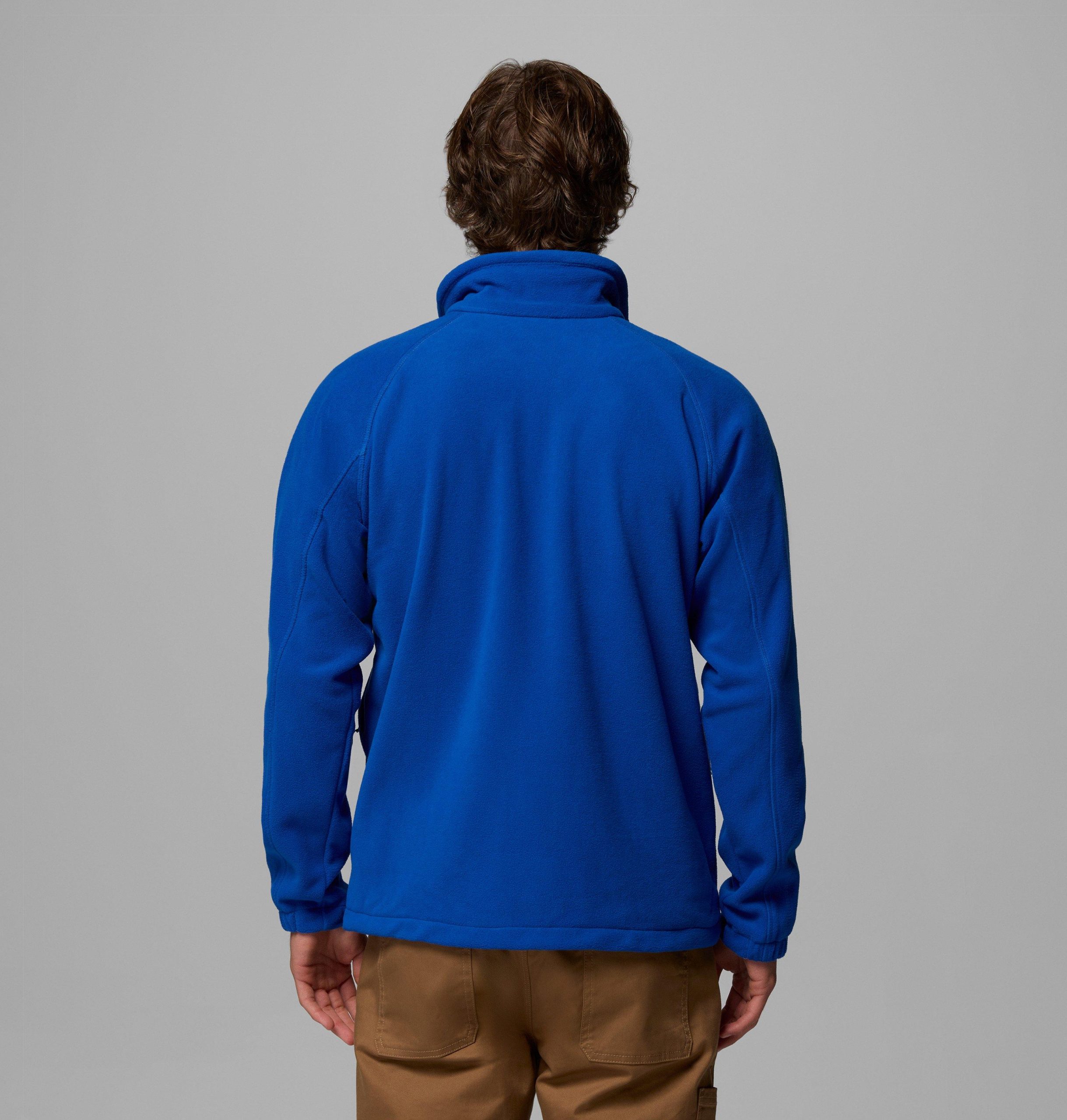 mlb fast trek ii fleecejacke mit durchgehendem reißverschluss – texas rangers