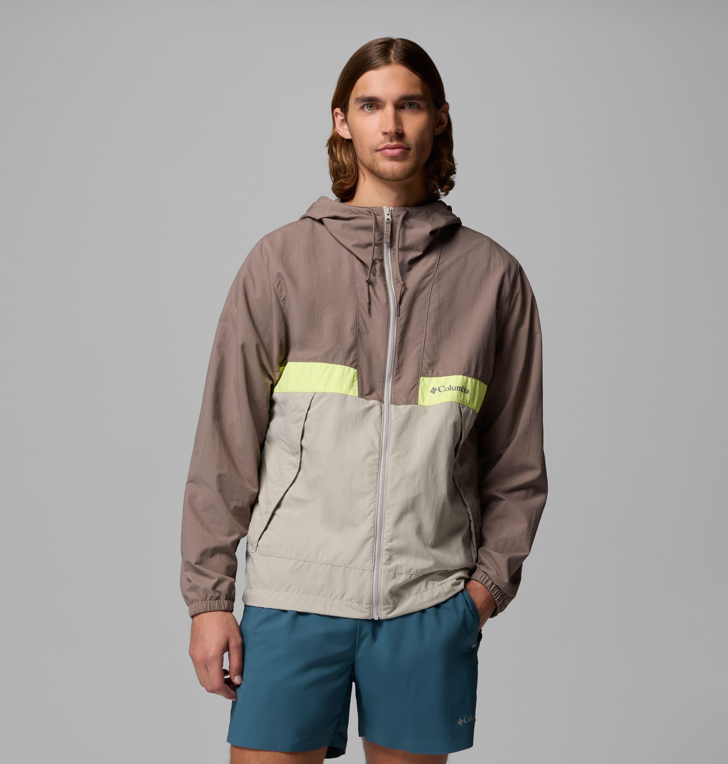spire valley windjacke mit kapuze für herren – lang