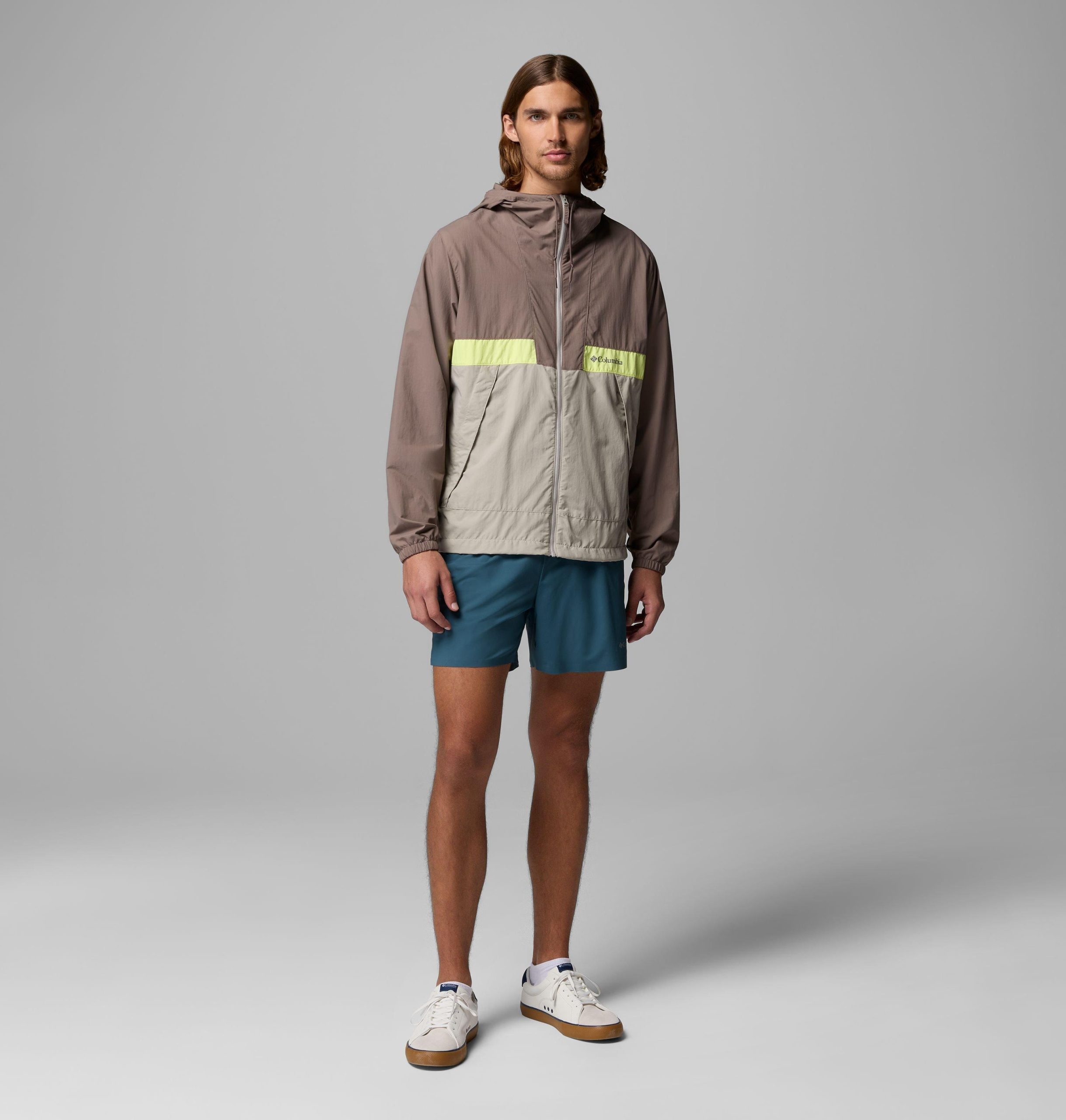 spire valley windjacke mit kapuze für herren – lang