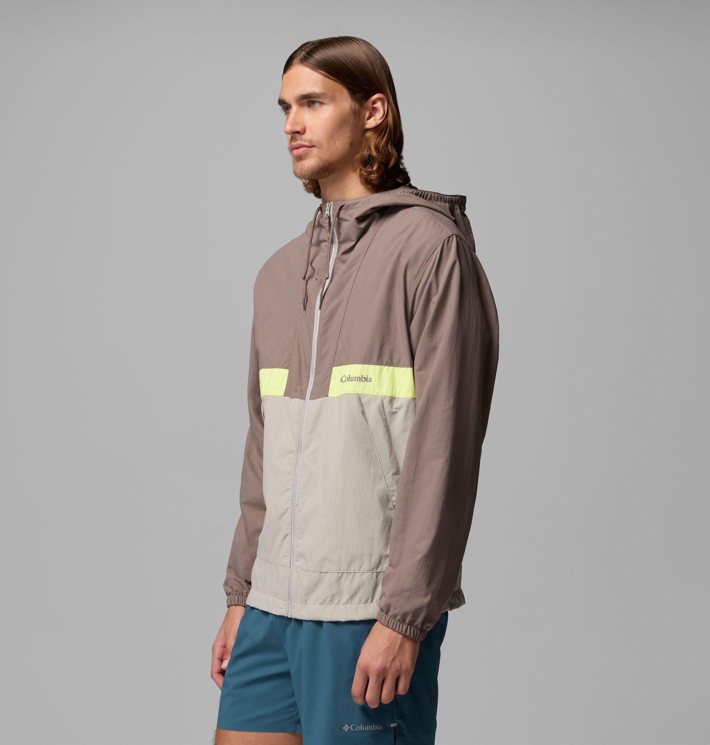 spire valley windjacke mit kapuze für herren – lang