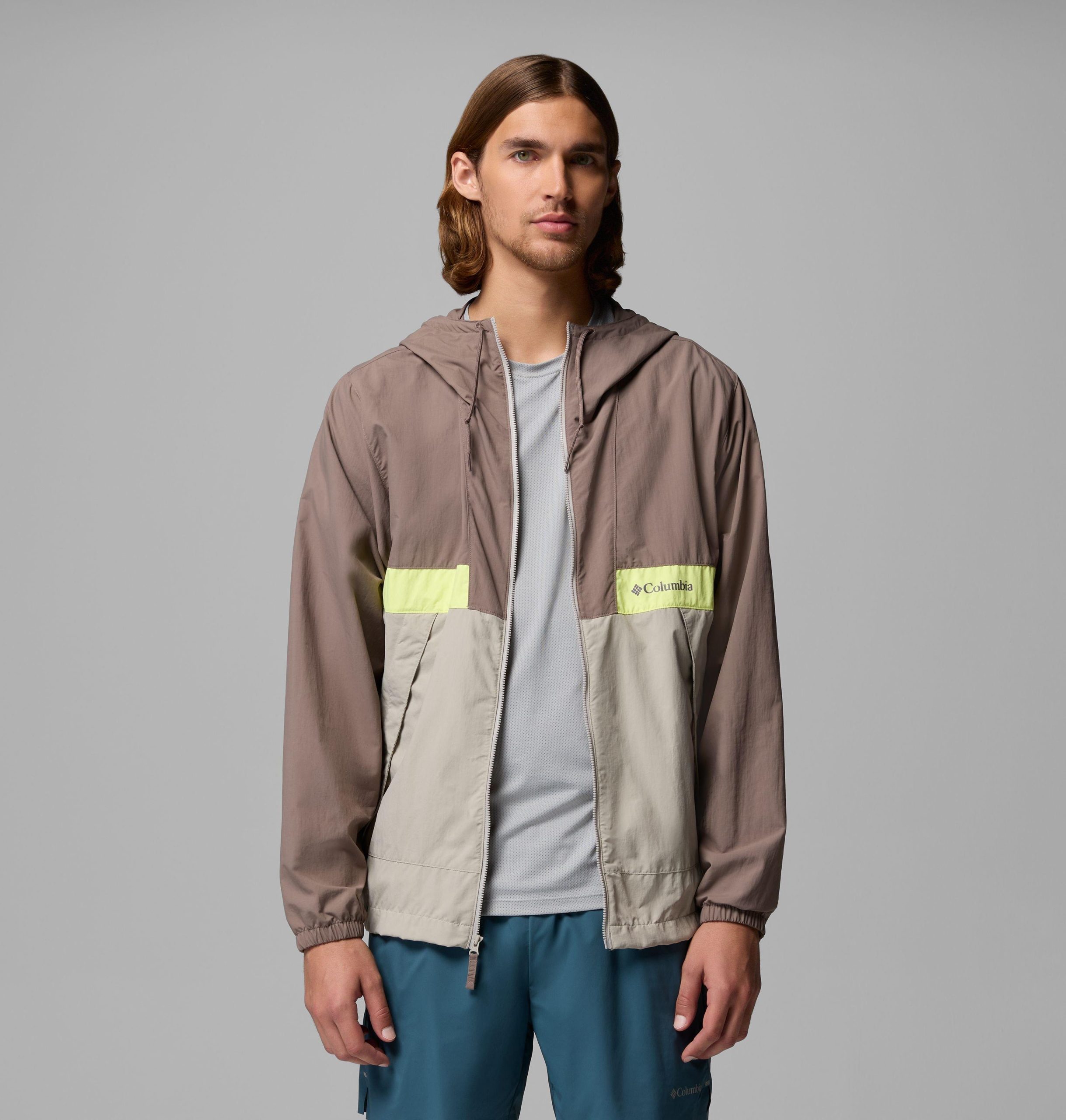 spire valley windjacke mit kapuze für herren – lang