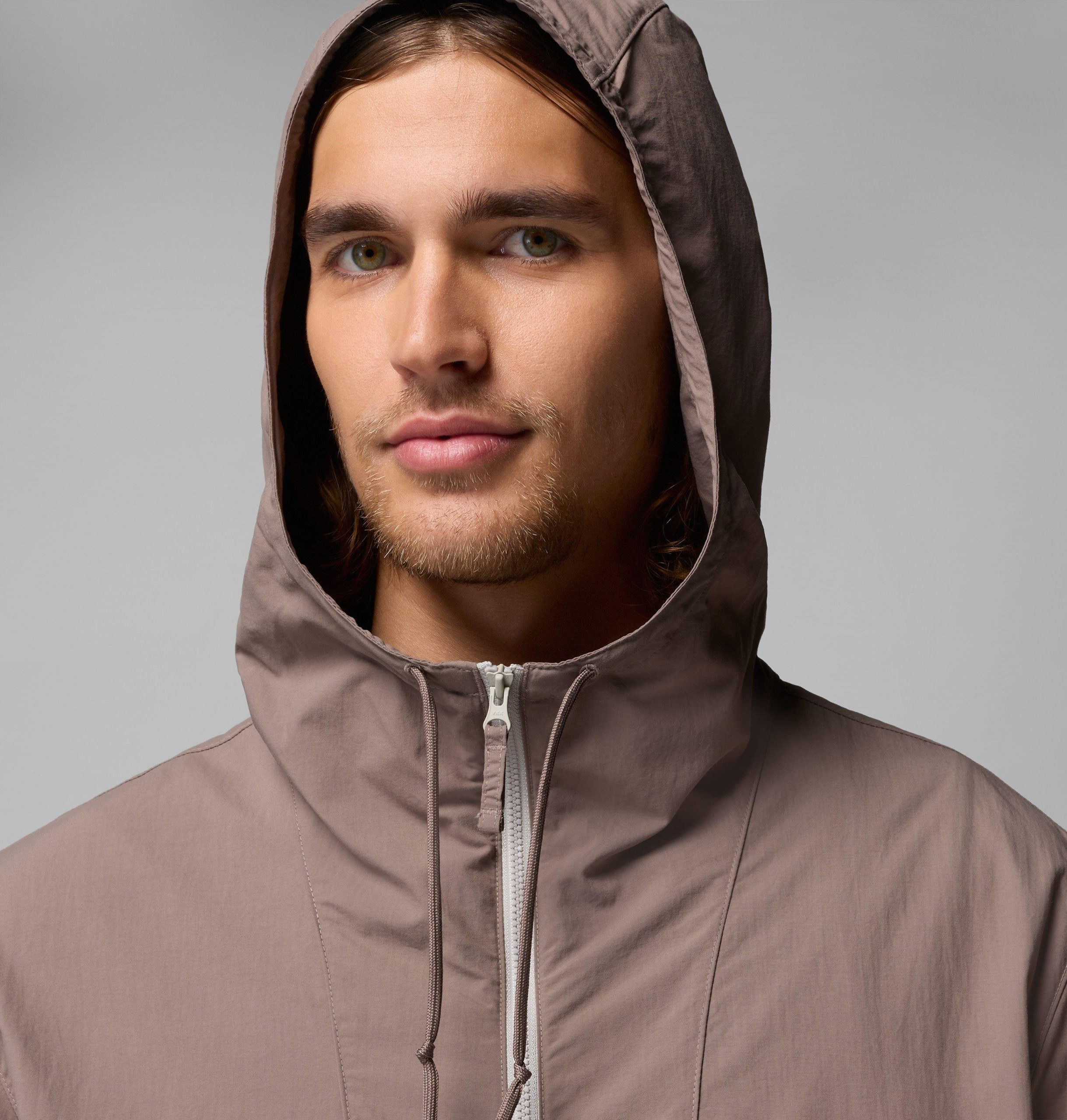 spire valley windjacke mit kapuze für herren – lang