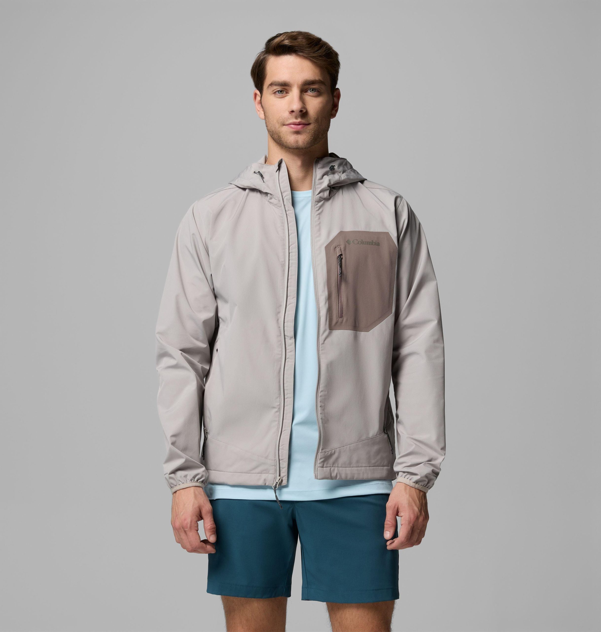 men tall heights iii softshelljacke mit kapuze