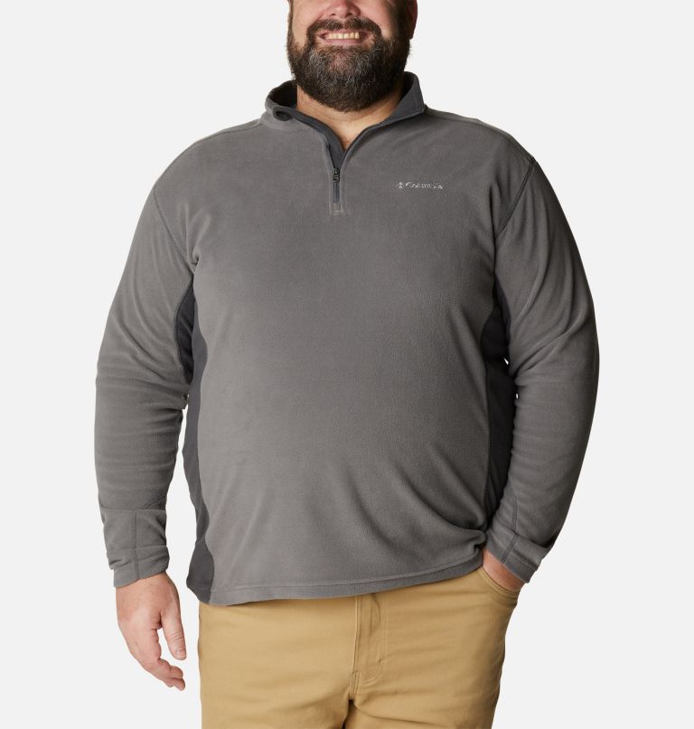 klamath range ii fleece-pullover mit halbem reißverschluss für herren – größe l
