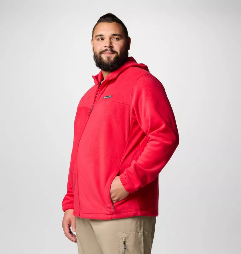 steens mountain fleece-kapuzenjacke mit durchgehendem reißverschluss für herren – größe l