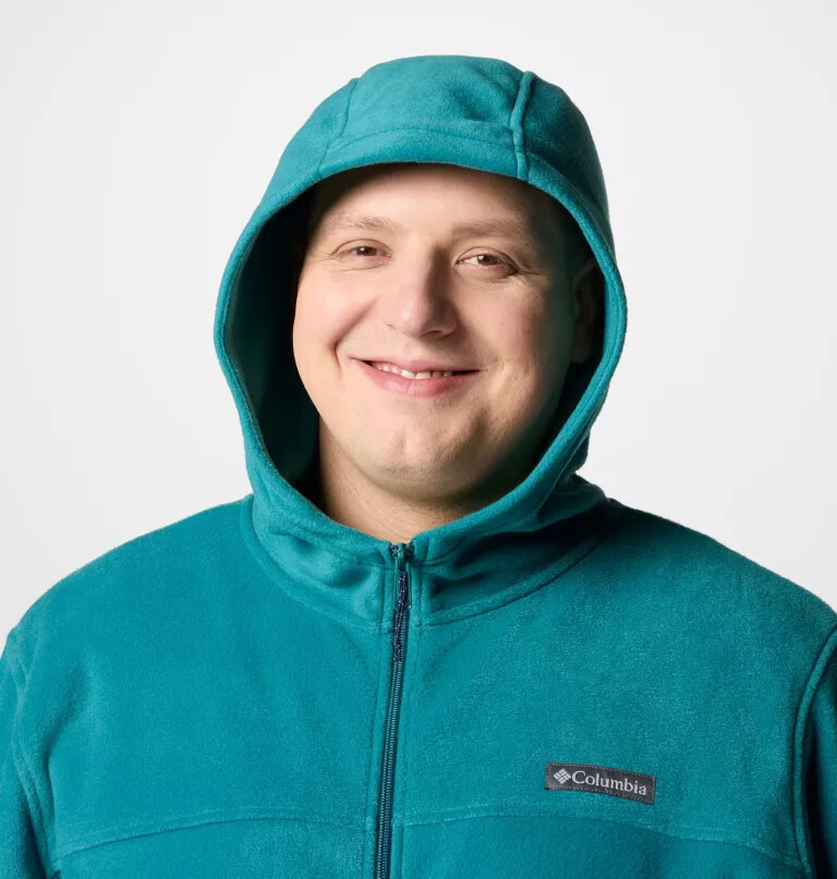 steens mountain fleece-kapuzenjacke mit durchgehendem reißverschluss für herren – größe l