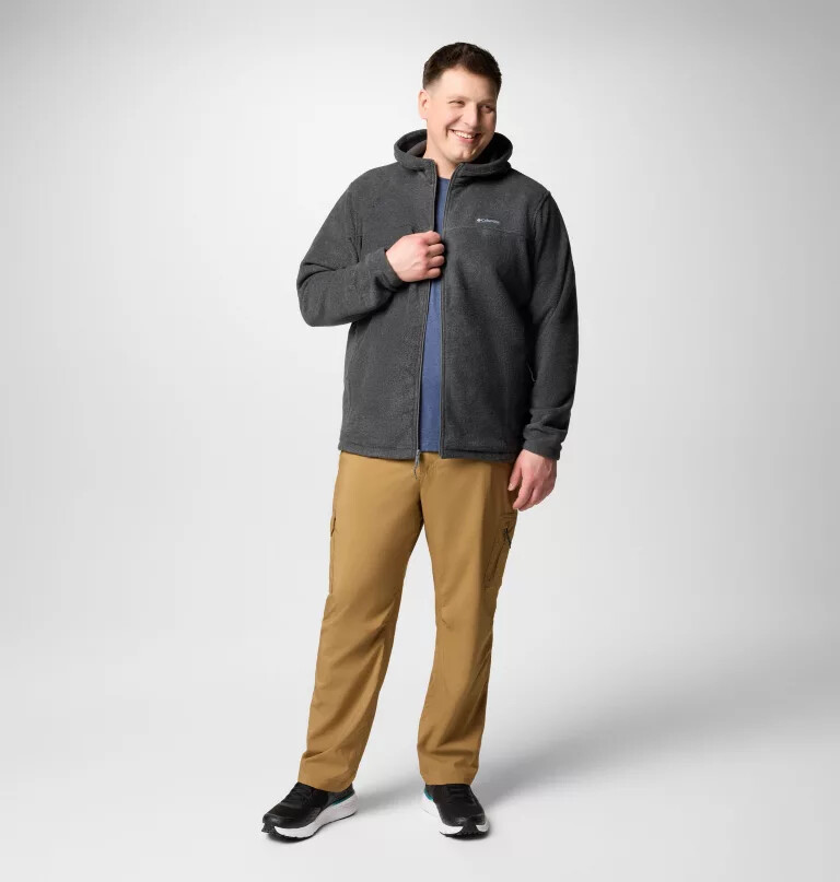 steens mountain fleece-kapuzenjacke mit durchgehendem reißverschluss für herren – größe l
