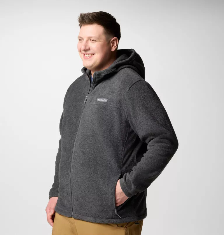 steens mountain fleece-kapuzenjacke mit durchgehendem reißverschluss für herren – größe l