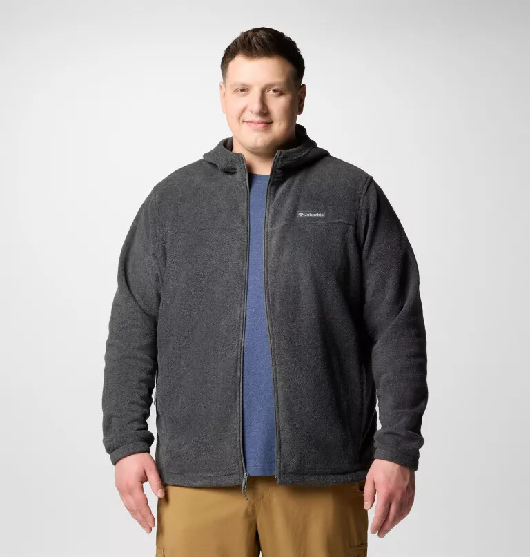 steens mountain fleece-kapuzenjacke mit durchgehendem reißverschluss für herren – größe l