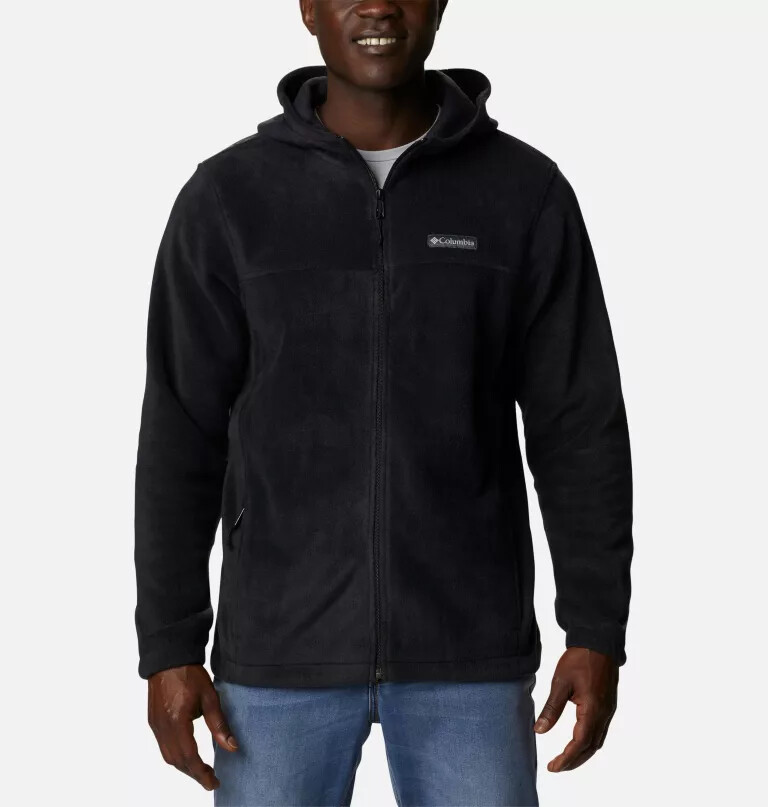 steens mountain fleece-kapuzenjacke mit durchgehendem reißverschluss für herren – lang