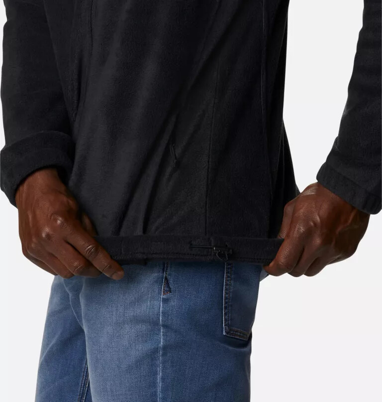 steens mountain fleece-kapuzenjacke mit durchgehendem reißverschluss für herren – lang
