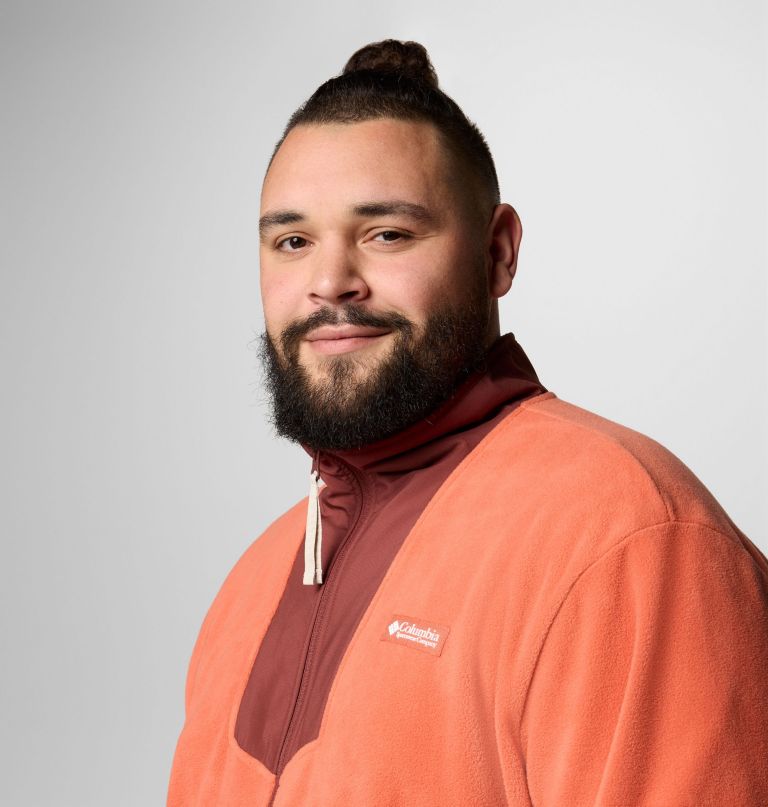 sequoia grove fleecejacke mit durchgehendem reißverschluss für herren – größe l