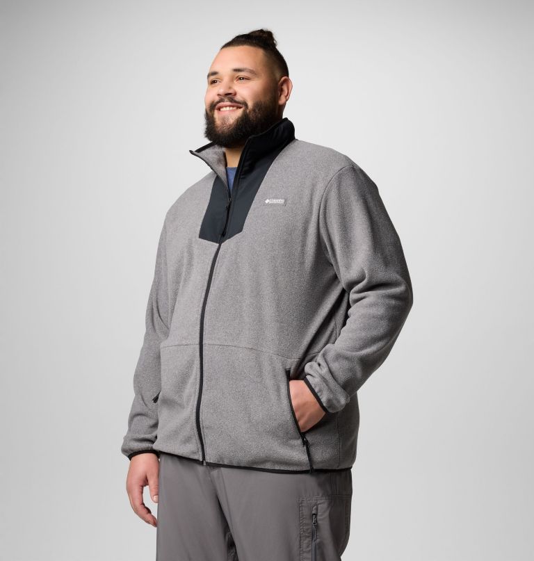 sequoia grove fleecejacke mit durchgehendem reißverschluss für herren – größe l