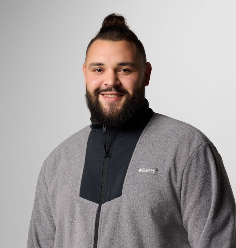 sequoia grove fleecejacke mit durchgehendem reißverschluss für herren – größe l