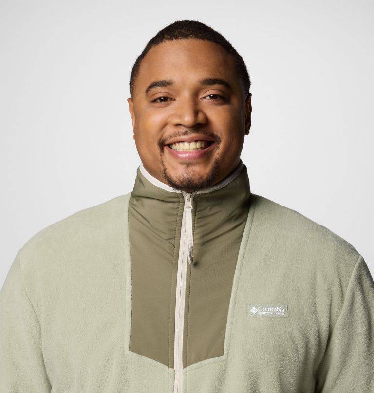sequoia grove fleecejacke mit durchgehendem reißverschluss für herren – größe l