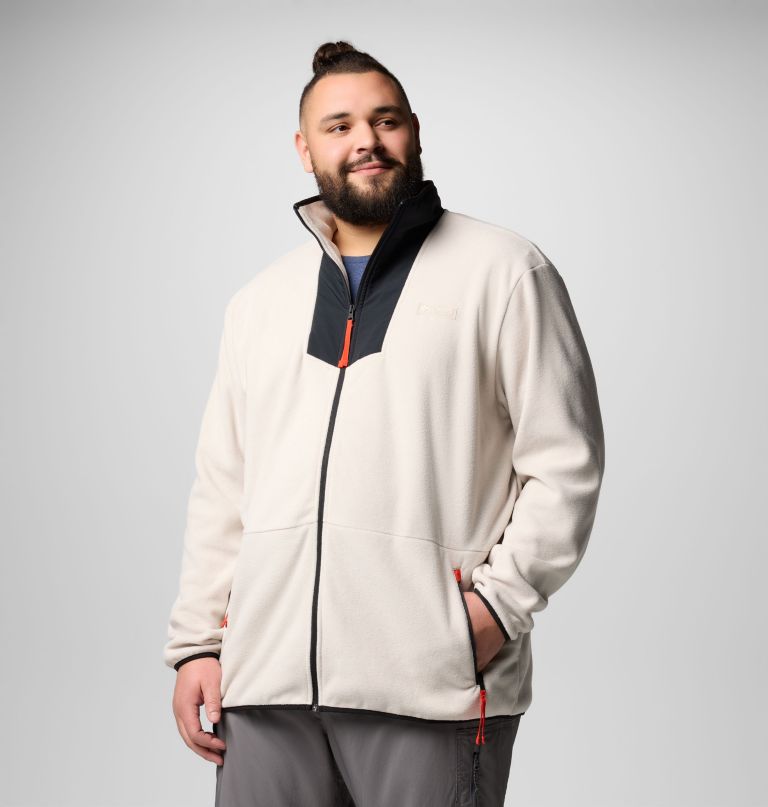 sequoia grove fleecejacke mit durchgehendem reißverschluss für herren – größe l